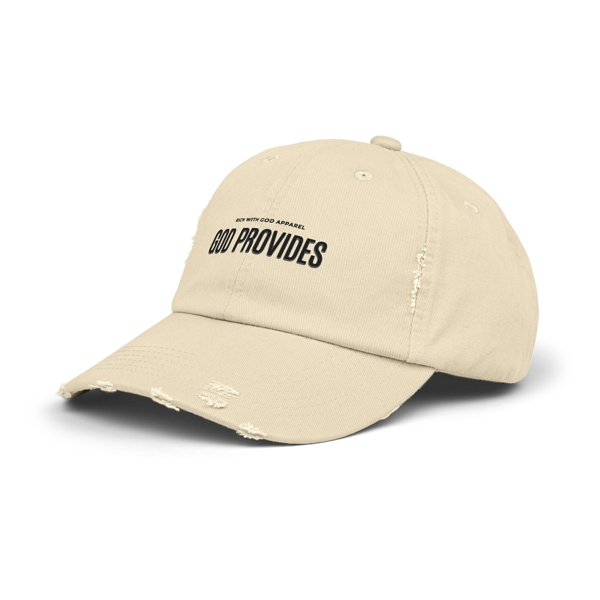 God Provides Unisex Distressed Cap