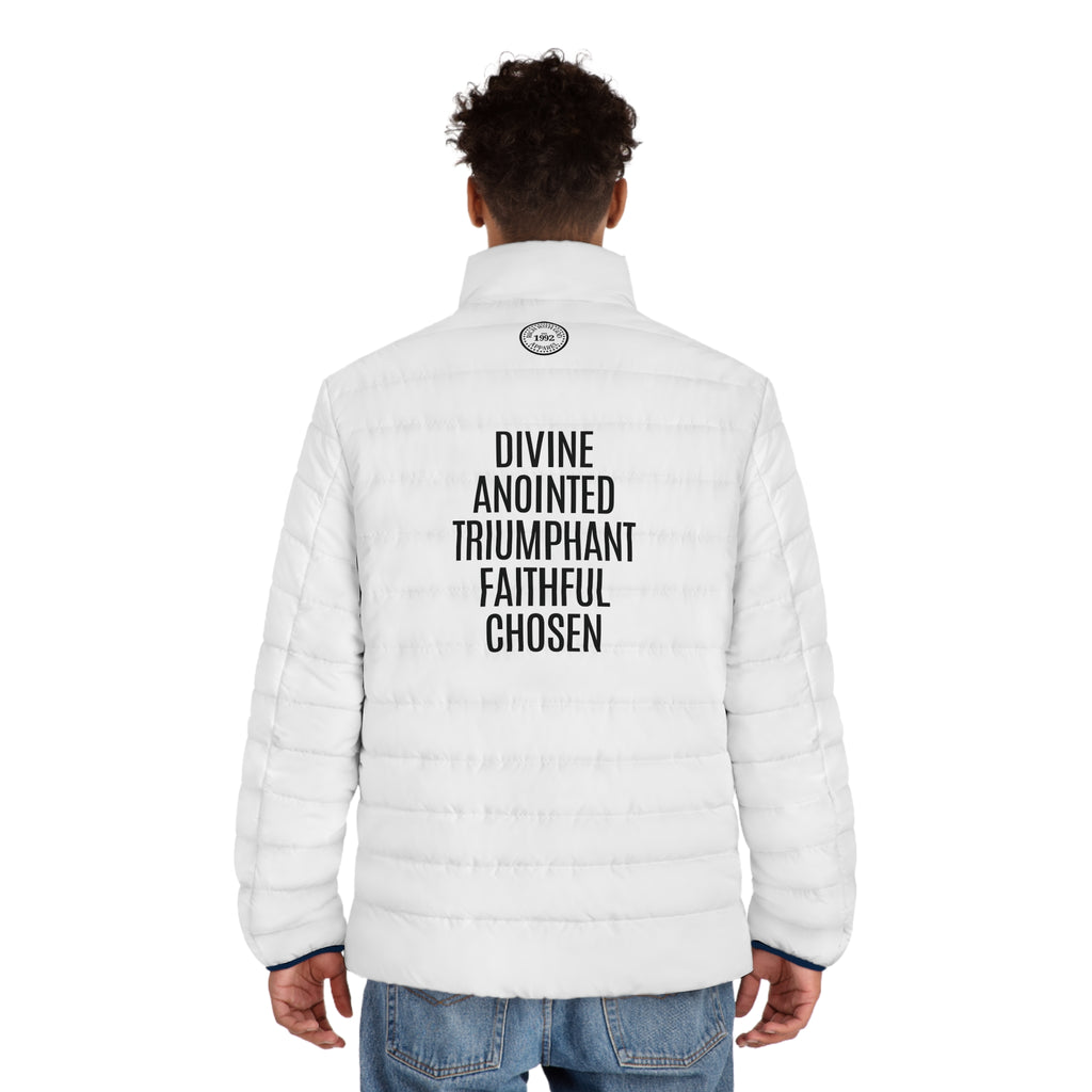 Rich With God Men's Puffer Jacket