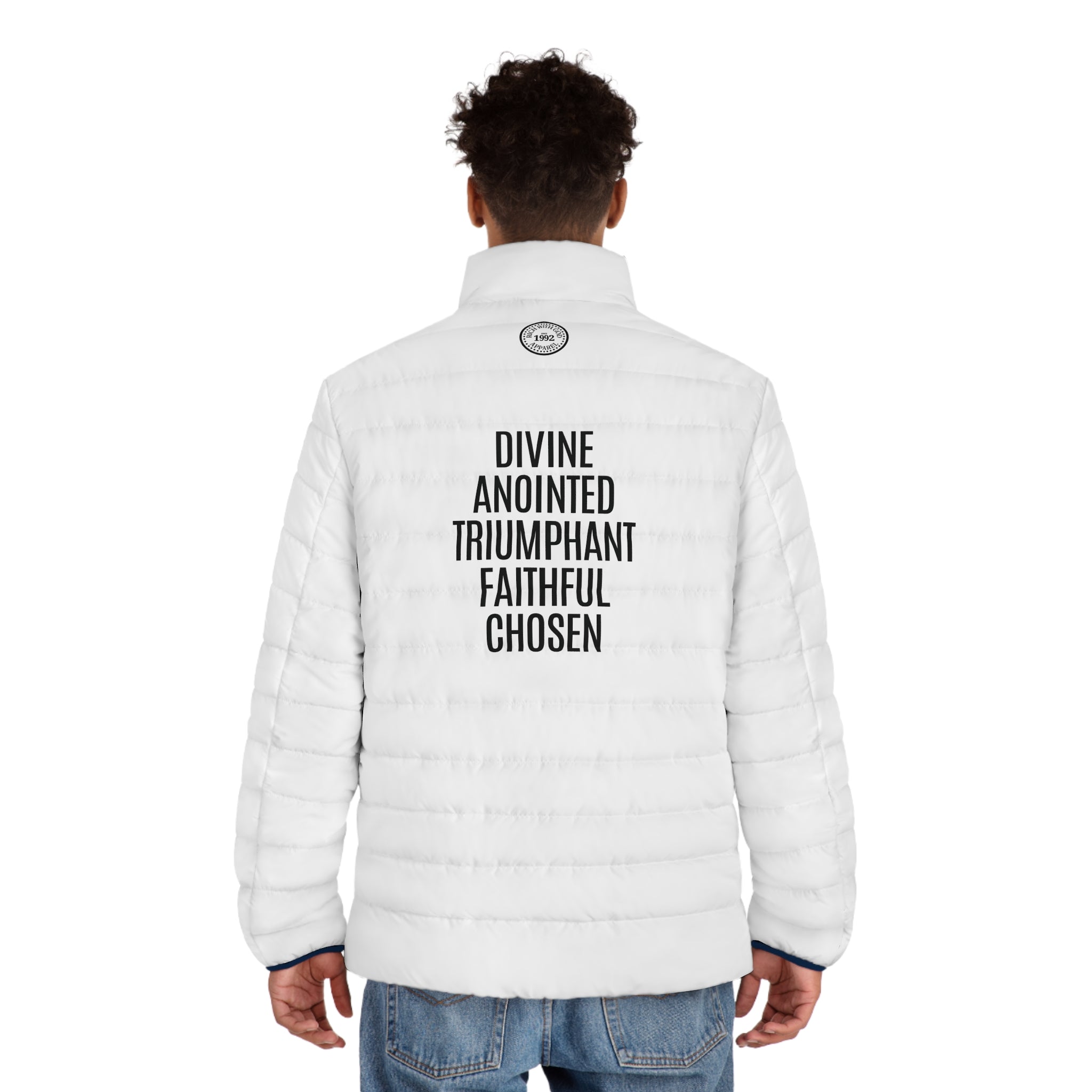 Rich With God Men's Puffer Jacket