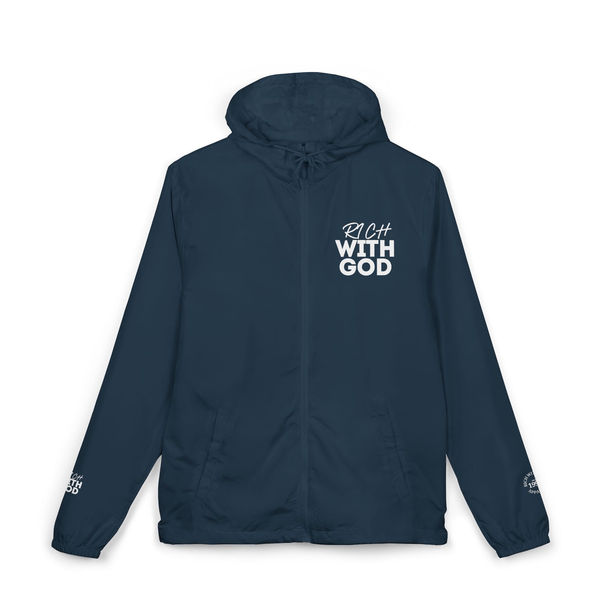 Rich With God Windbreaker Jacket