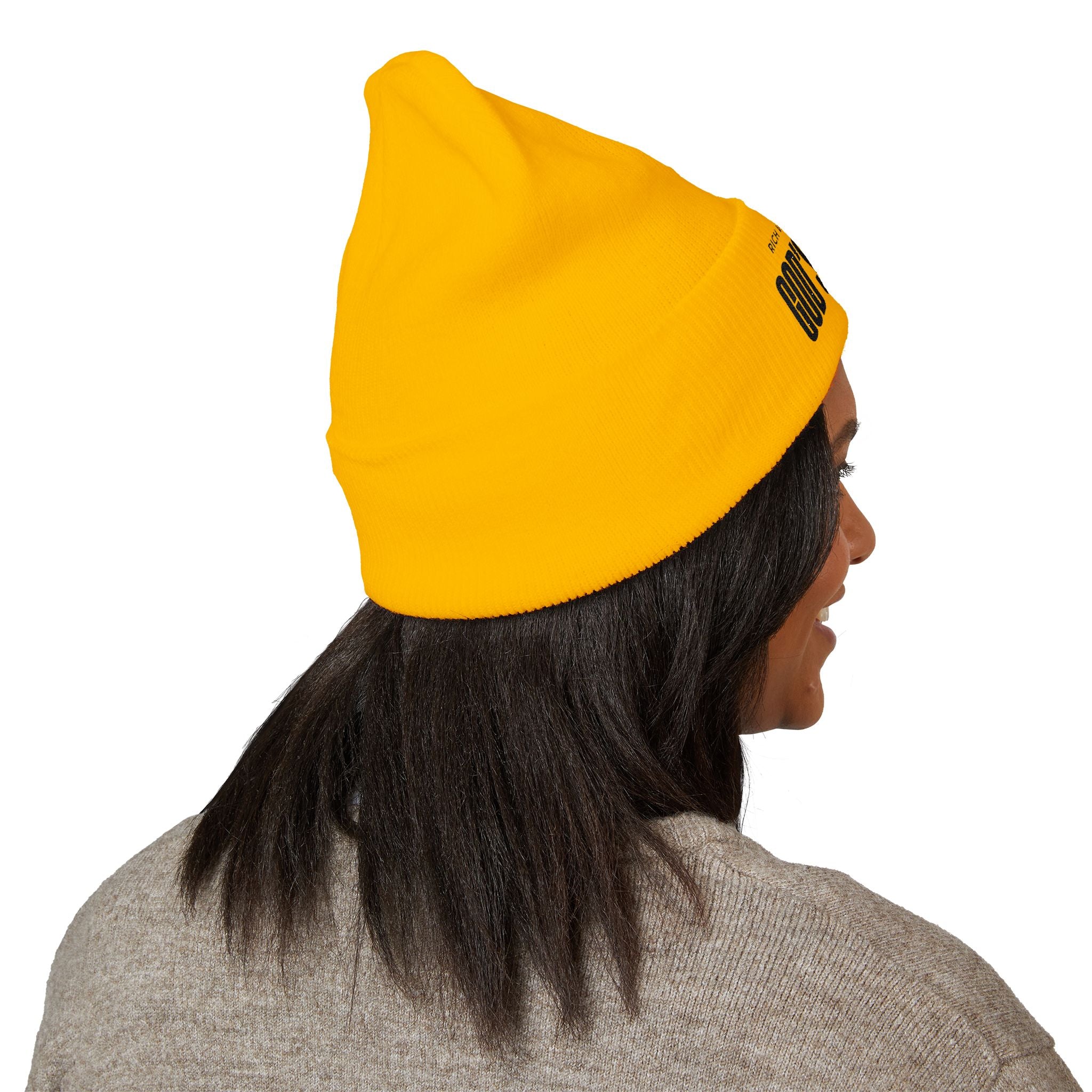 God's Soldier Embroidered Cuffed Beanie