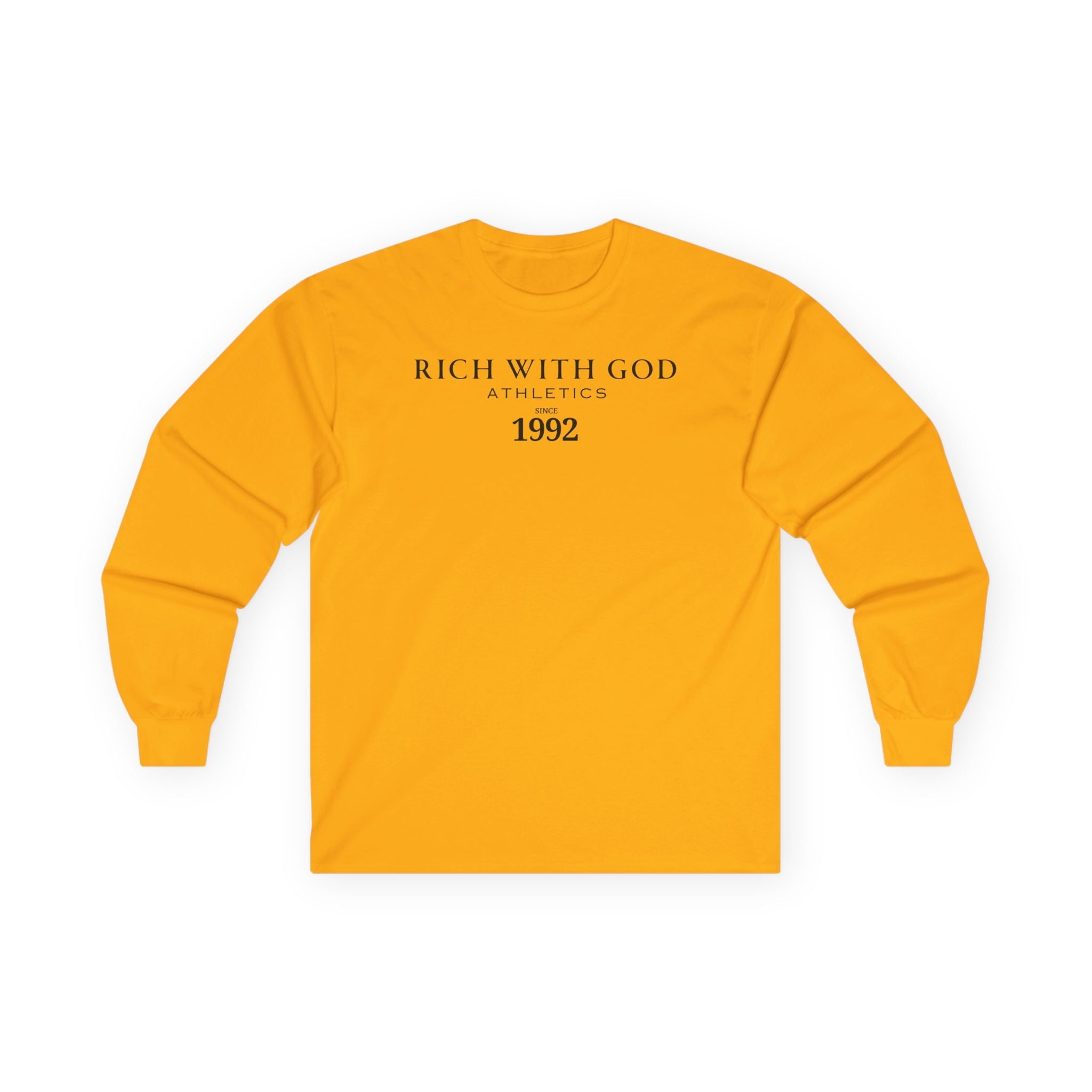 Rich With God Athletics Long Sleeve Tee