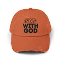 Rich With God Unisex Distressed Cap