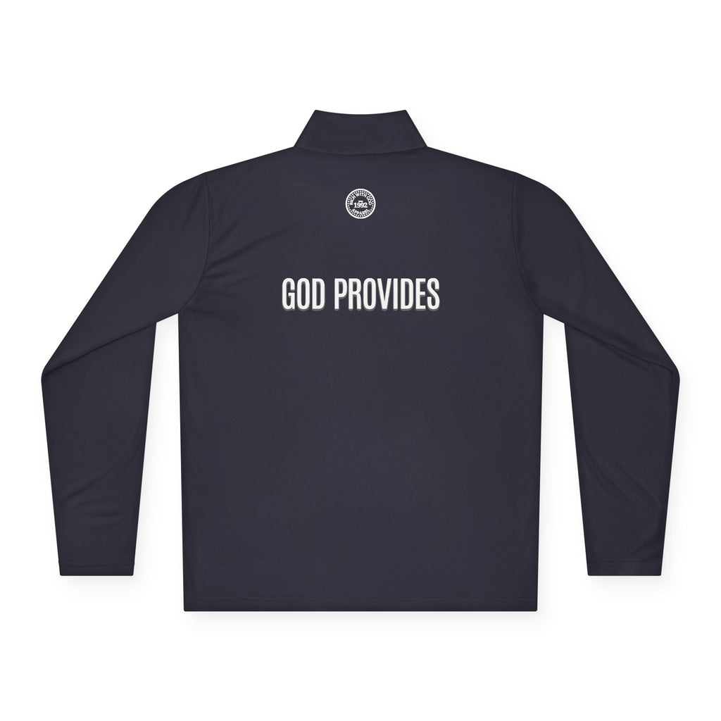 Rich With God Unisex Quarter-Zip Pullover
