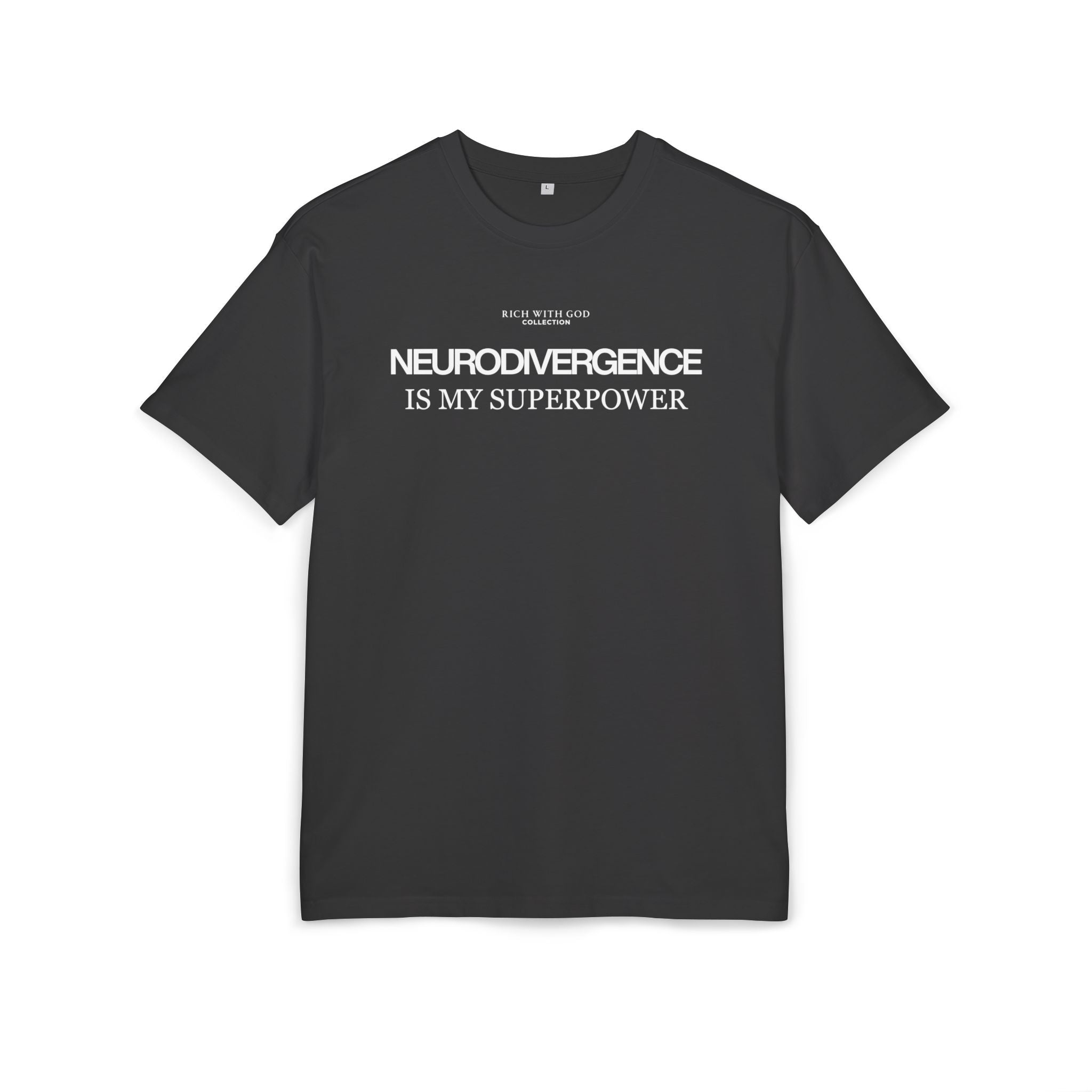 Neurodivergence is My Superpower Oversized Graphic Tee