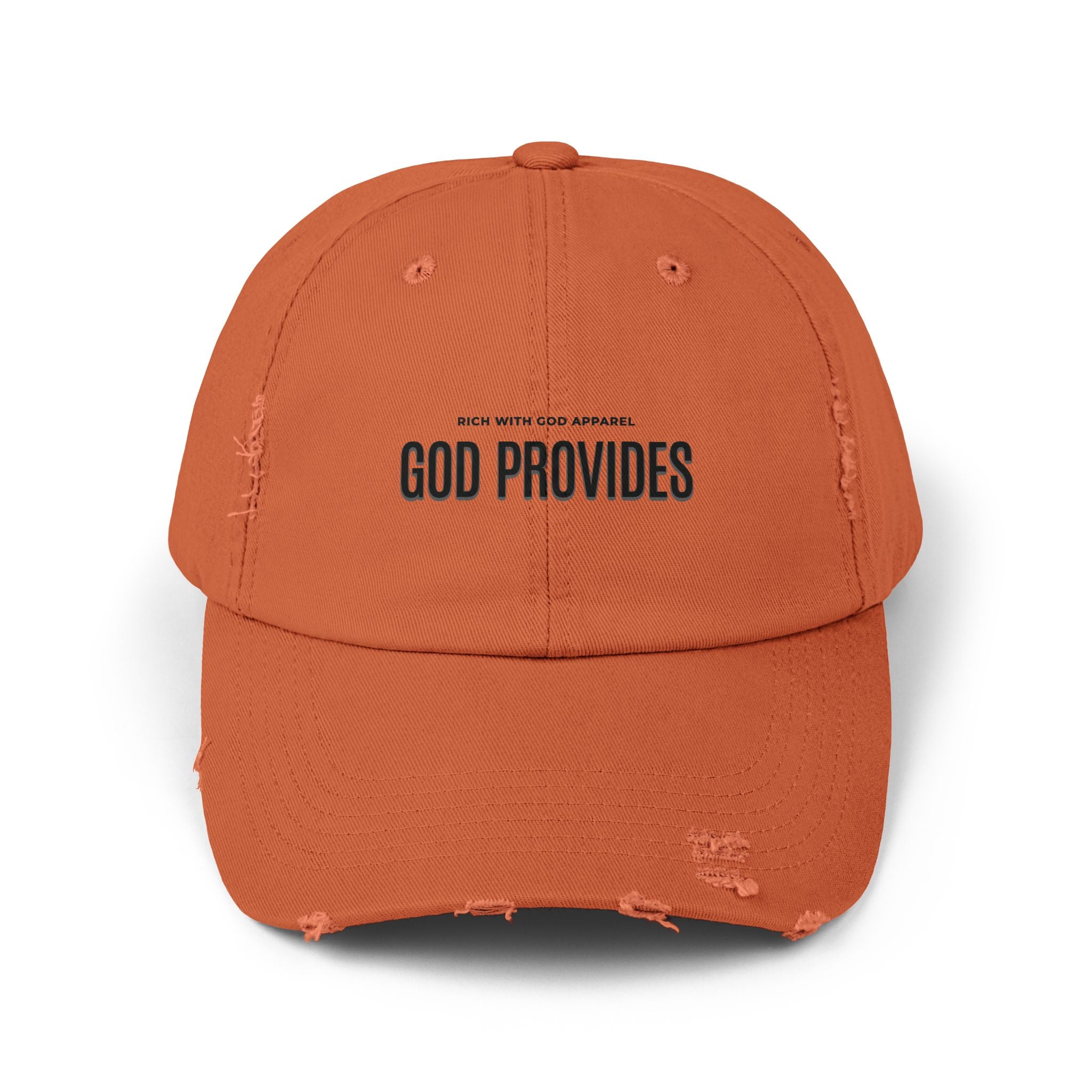 God Provides Unisex Distressed Cap