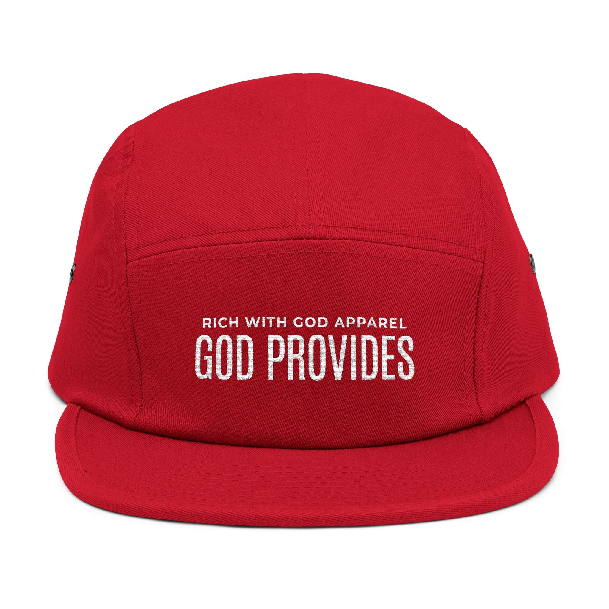God Provides 5 Panel Cap (Embroidery)