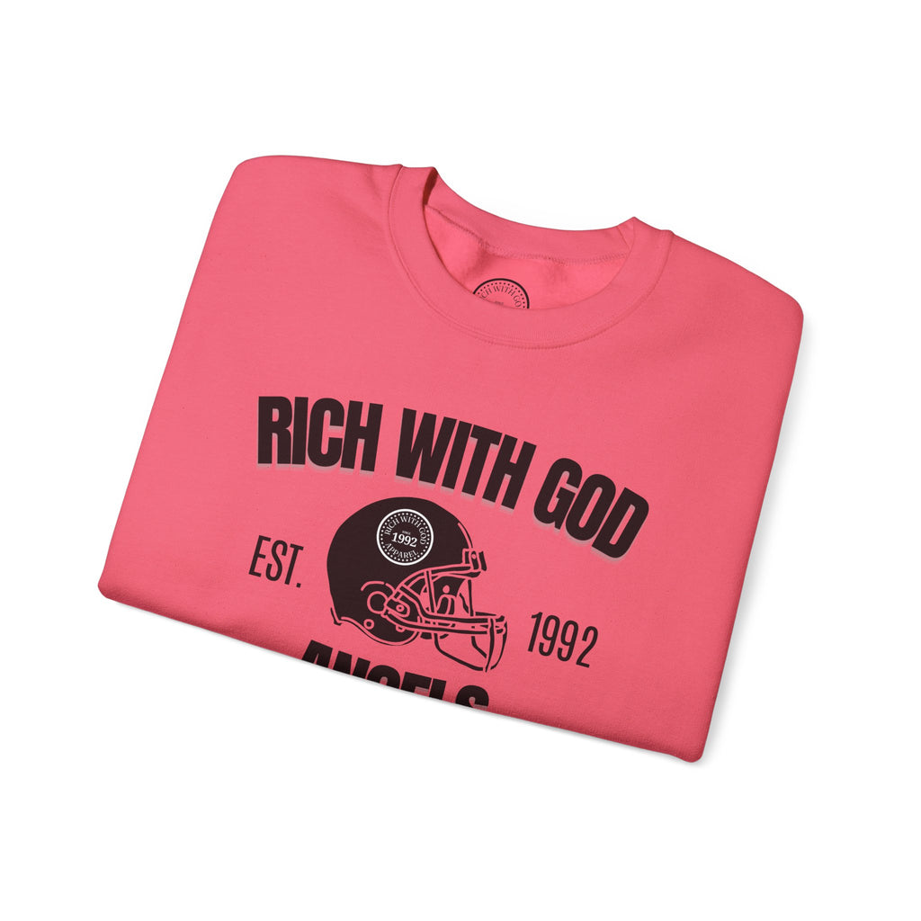 Rich With God Angels Crewneck Sweatshirt