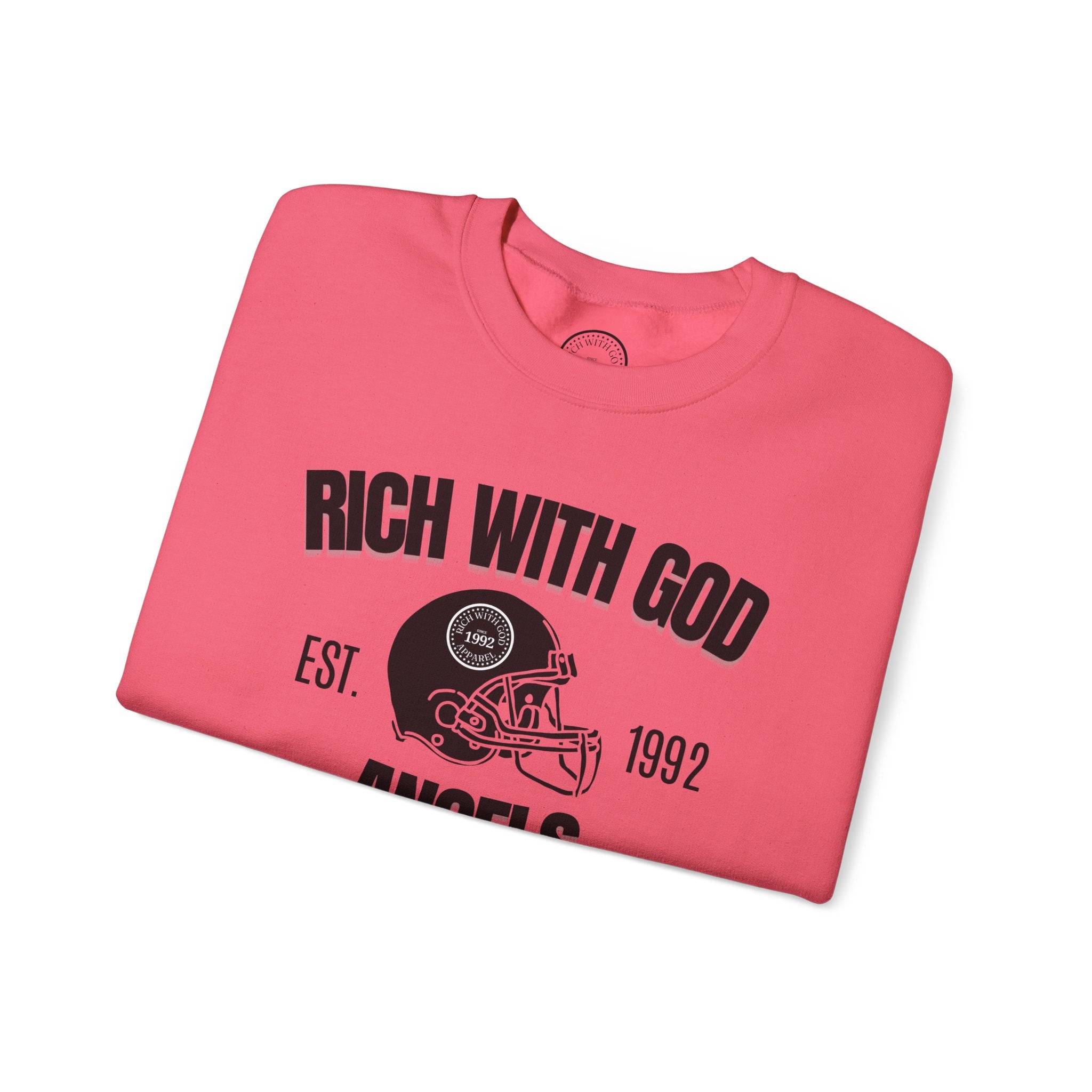 Rich With God Angels Crewneck Sweatshirt