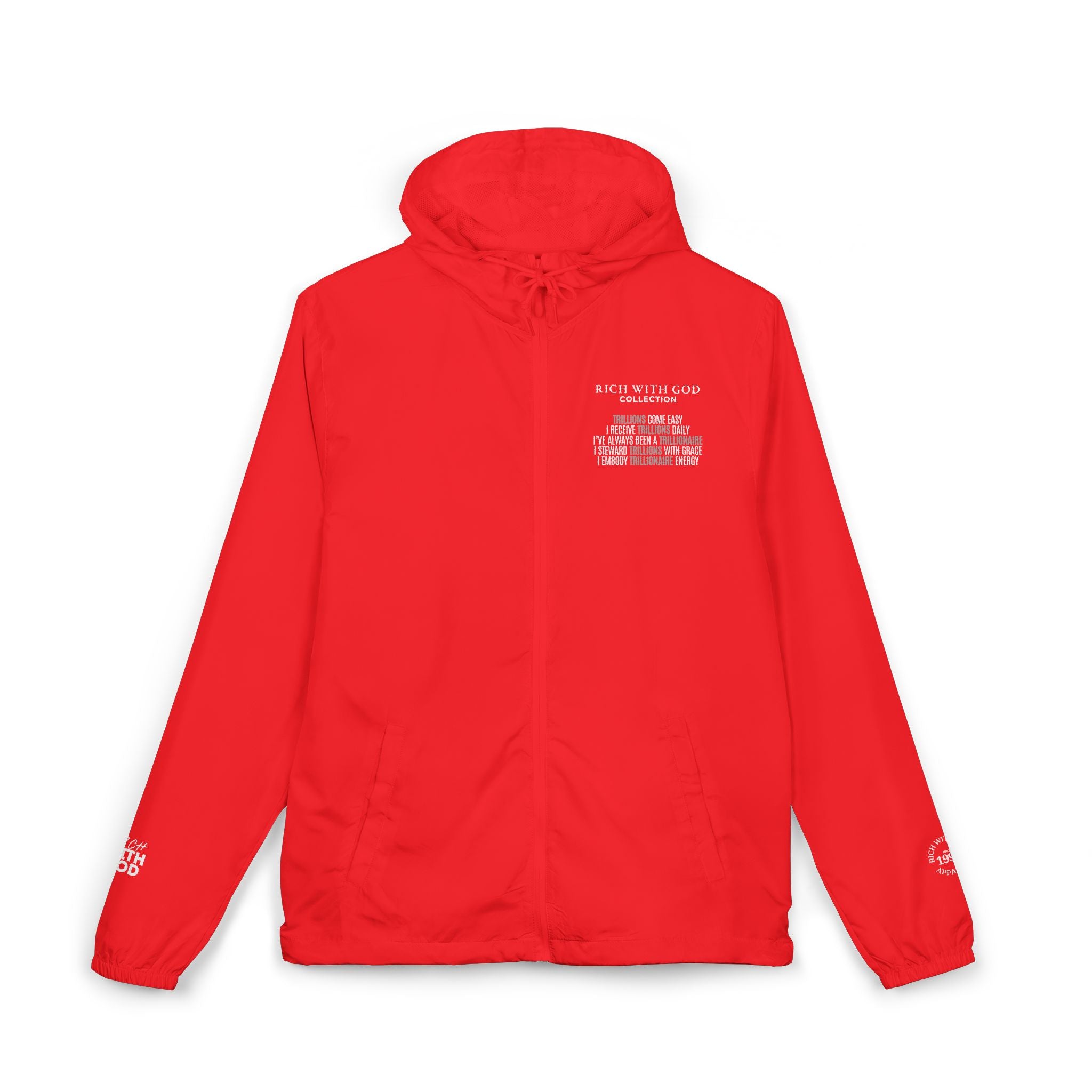 God Made Trillionaire Windbreaker Jacket