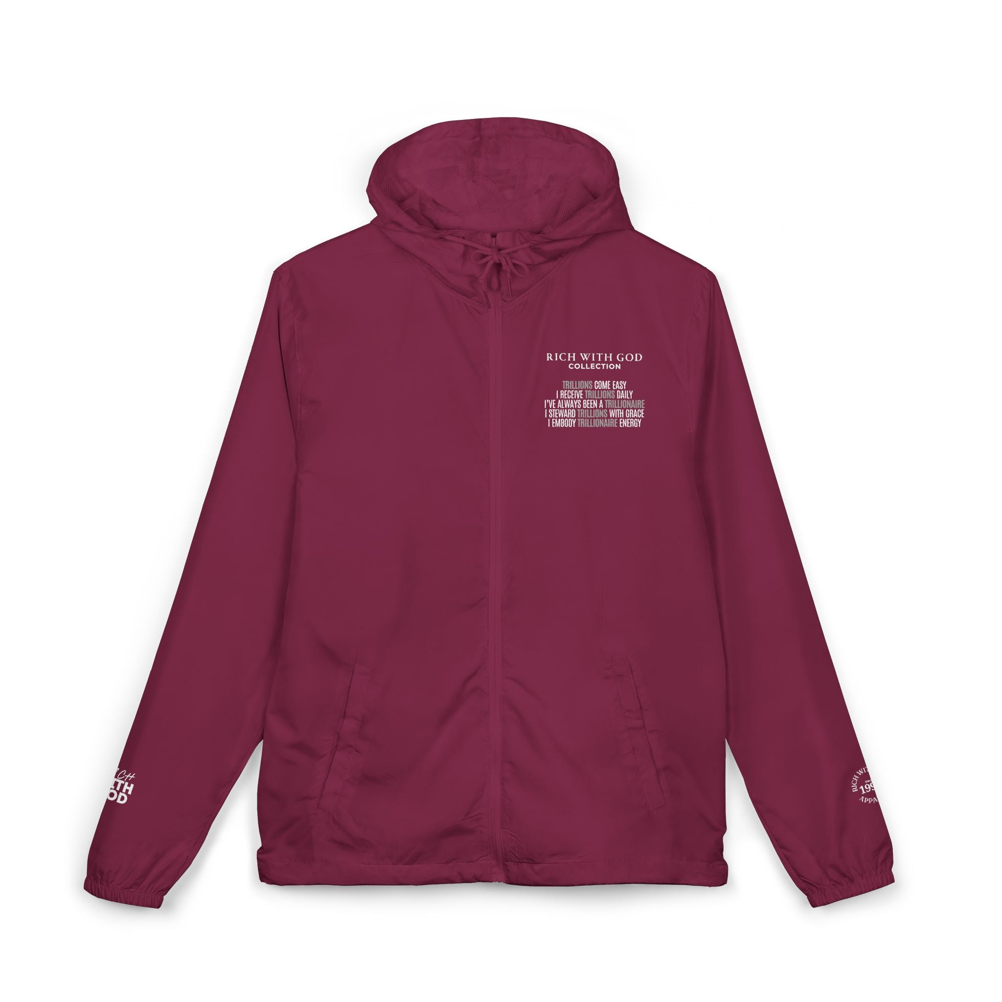 God Made Trillionaire Windbreaker Jacket