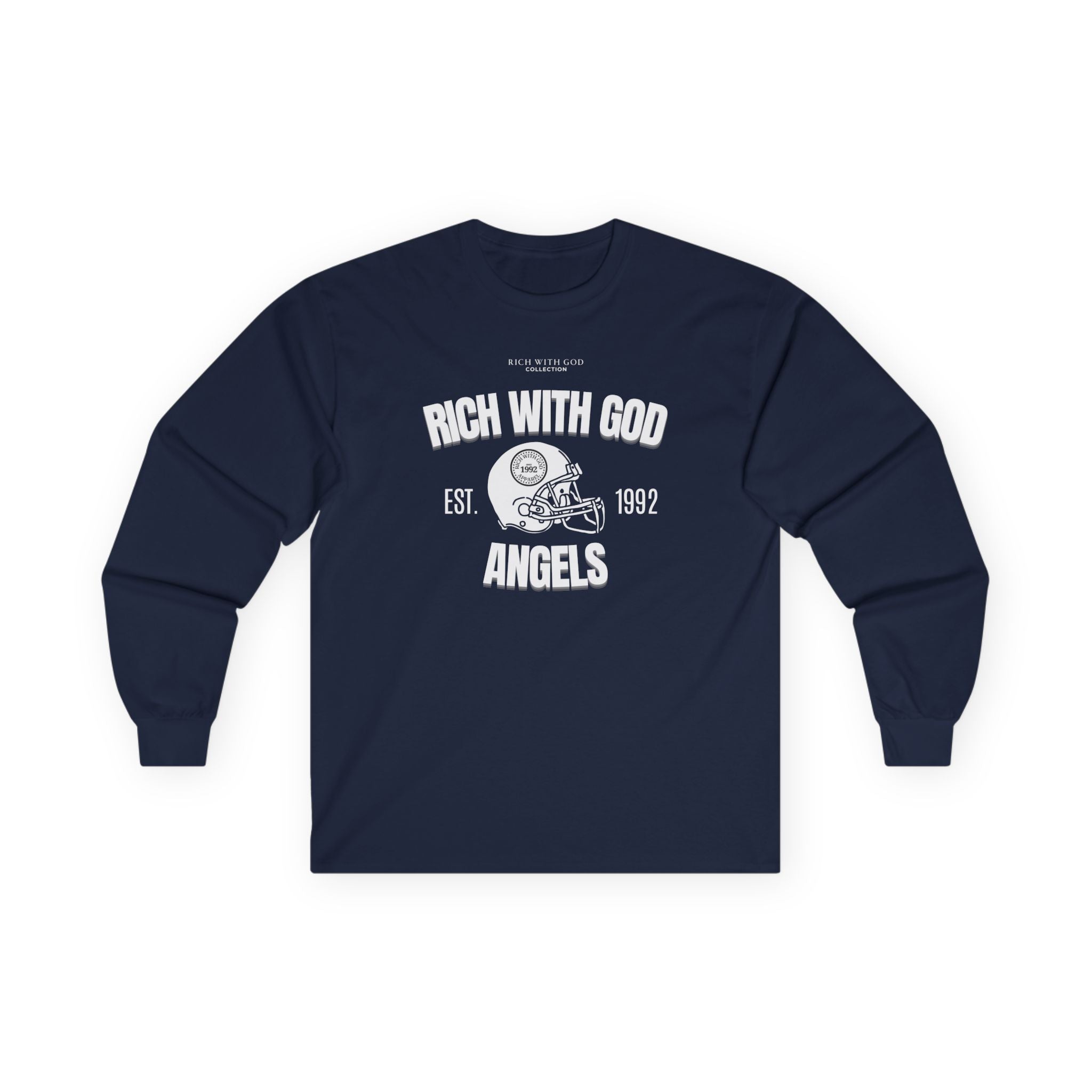 Rich With God Angels Long Sleeve Tee
