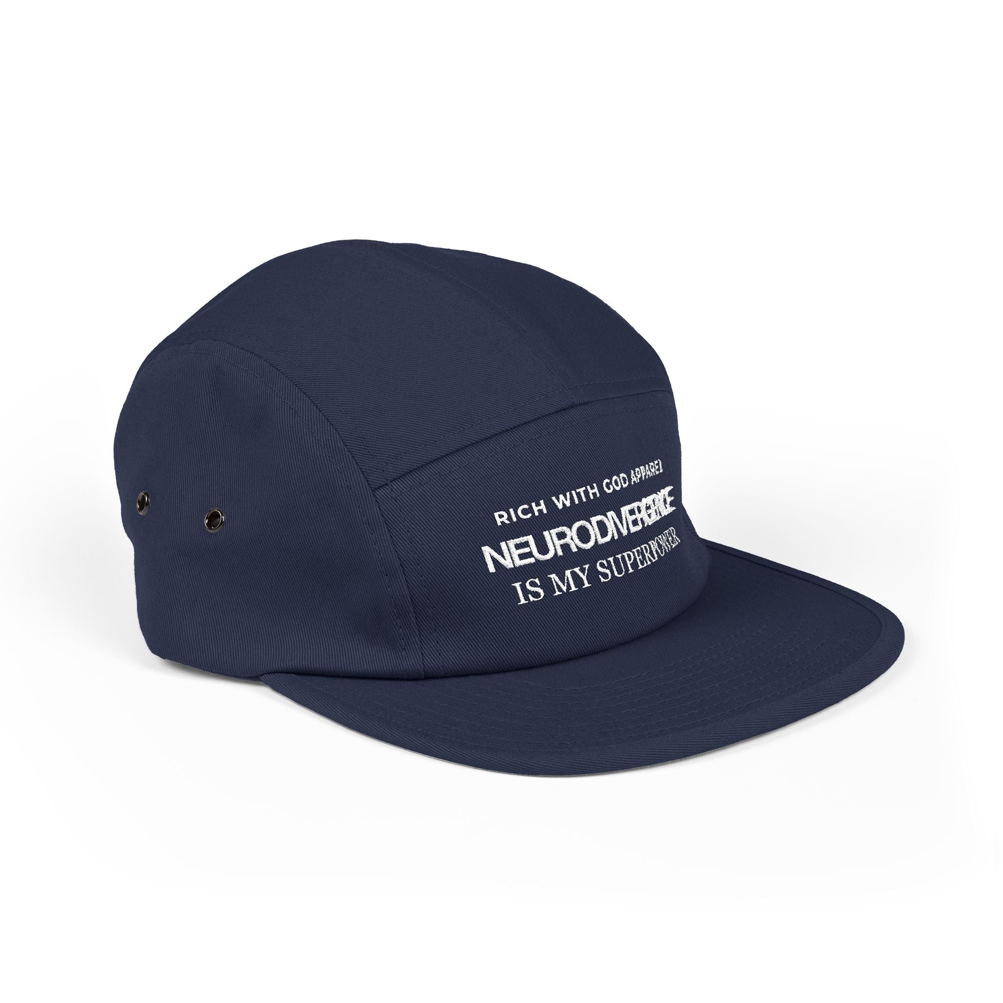 Neurodivergence is My Superpower 5 Panel Cap (Embroidery)