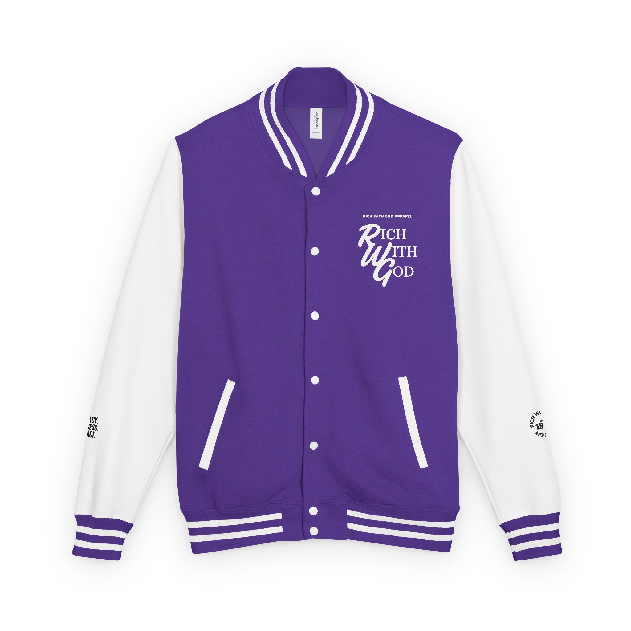 RWG - Rich With God Varsity Letterman Jacket
