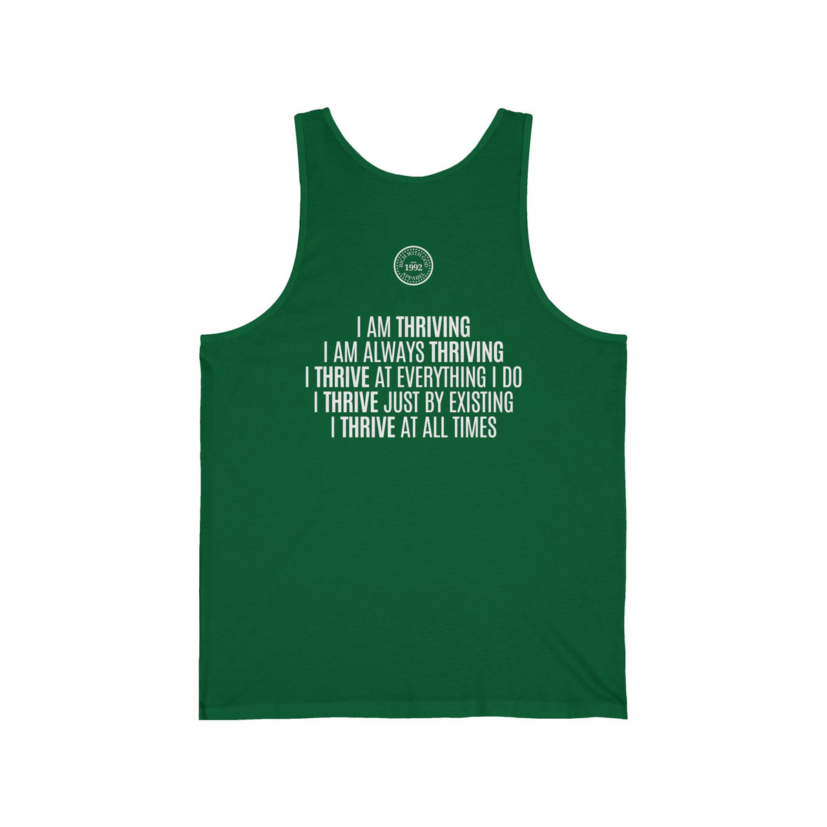 I Am Thriving Unisex Jersey Tank