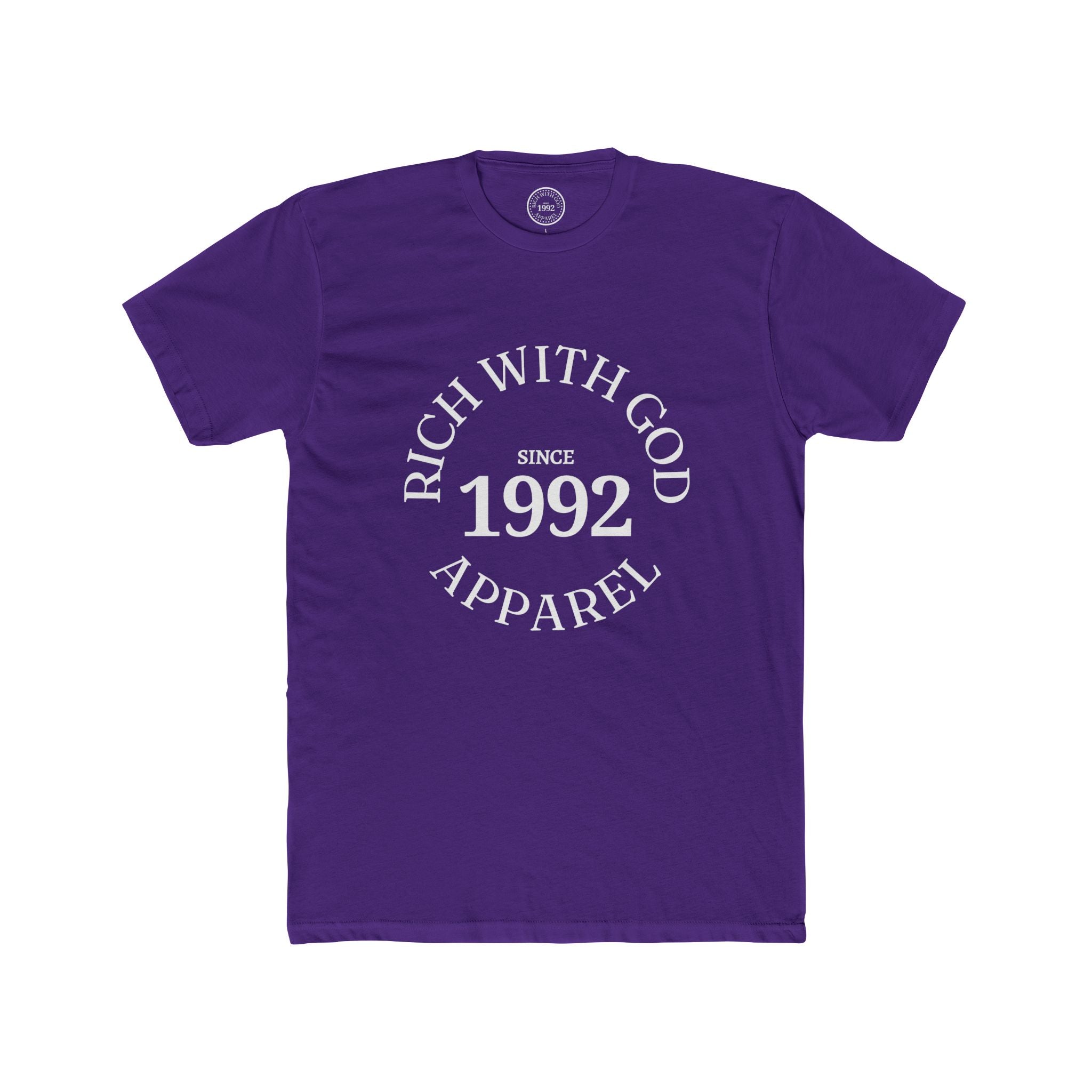 Rich With God Original Crew Tee — God Provides Edition