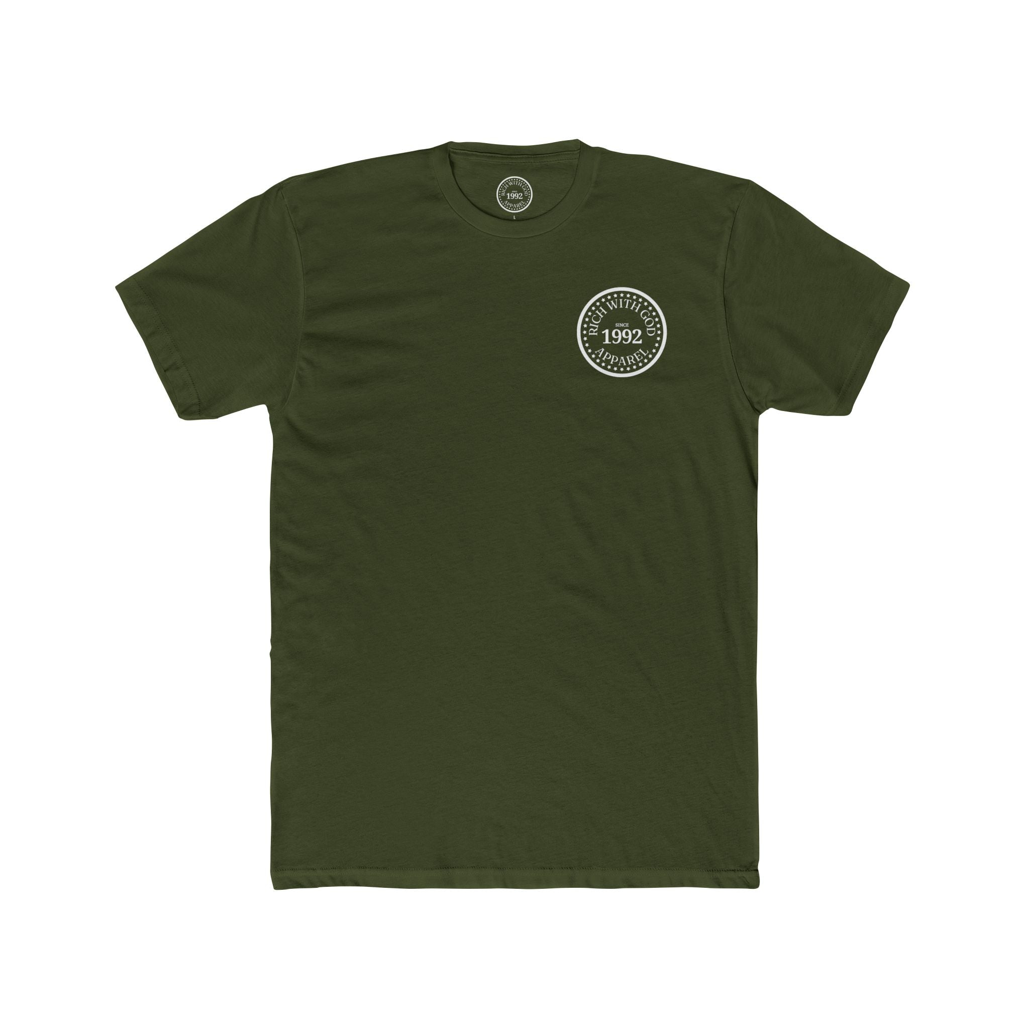 Rich With God Since 1992 Crew Tee