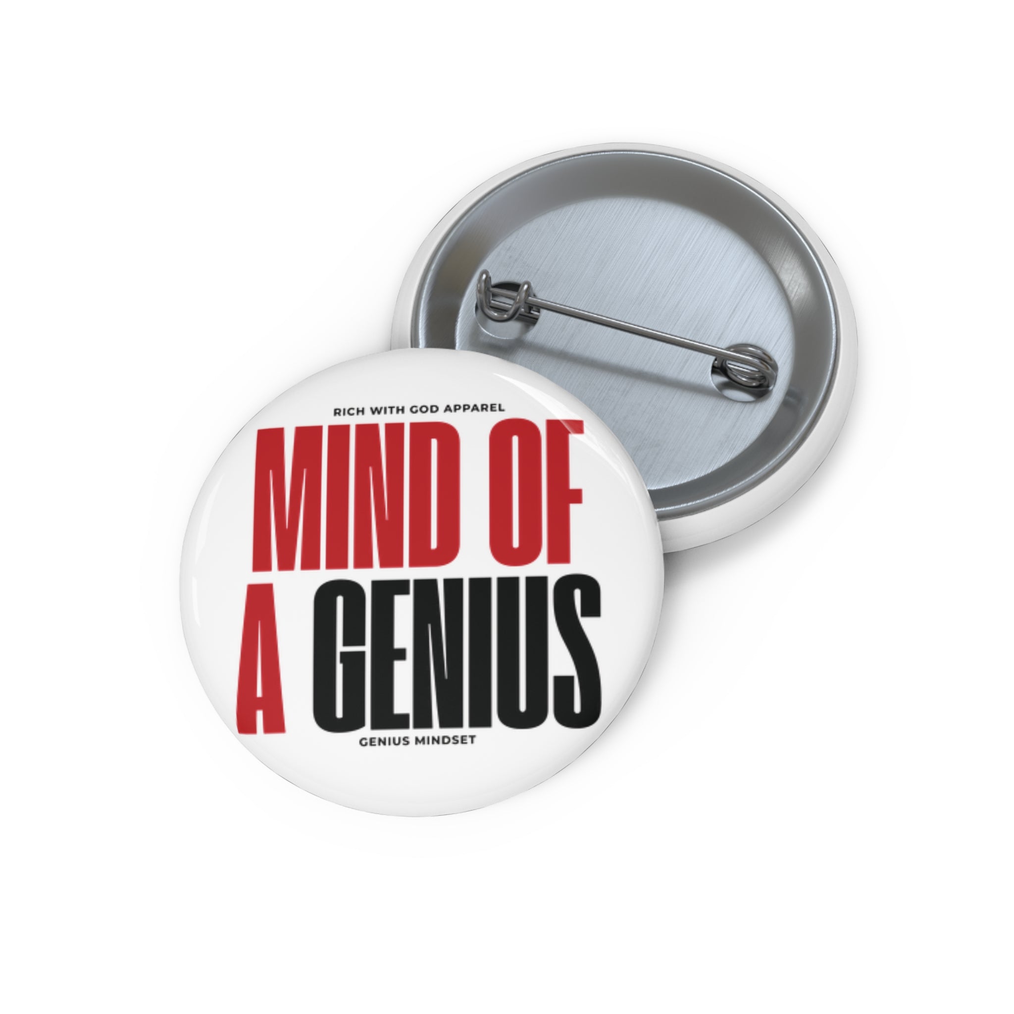 "Mind of a Genius" Pin Button