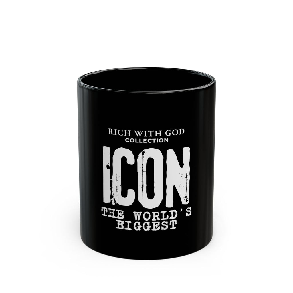 Icon - The World's Biggest Black Mug (11oz, 15oz)
