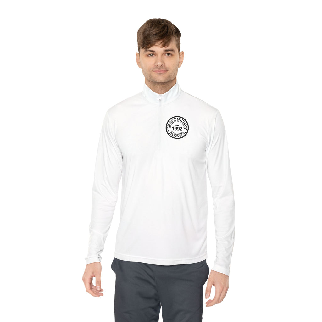 Rich With God Unisex Quarter-Zip Pullover