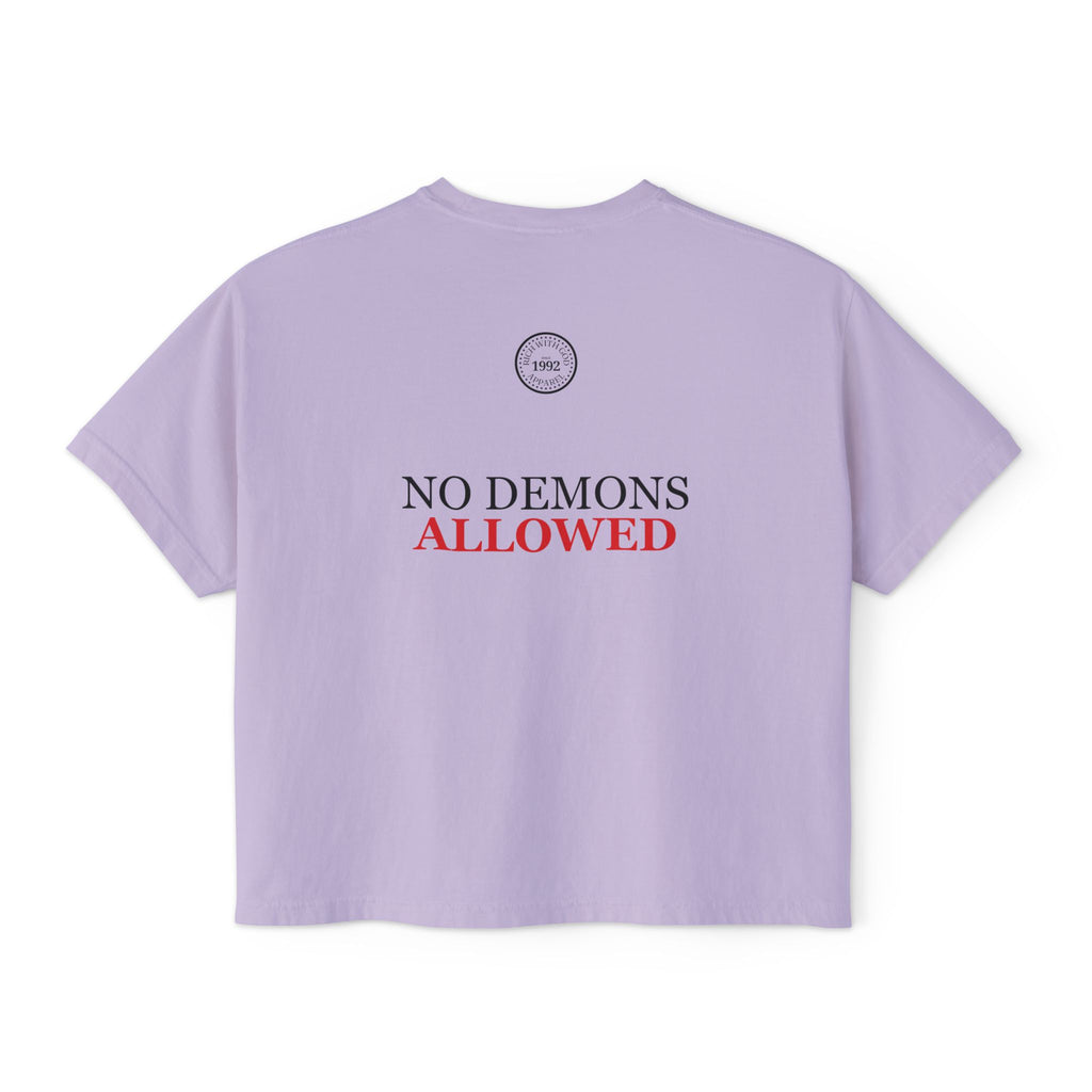 Demon Free Zone Women's Boxy Tee