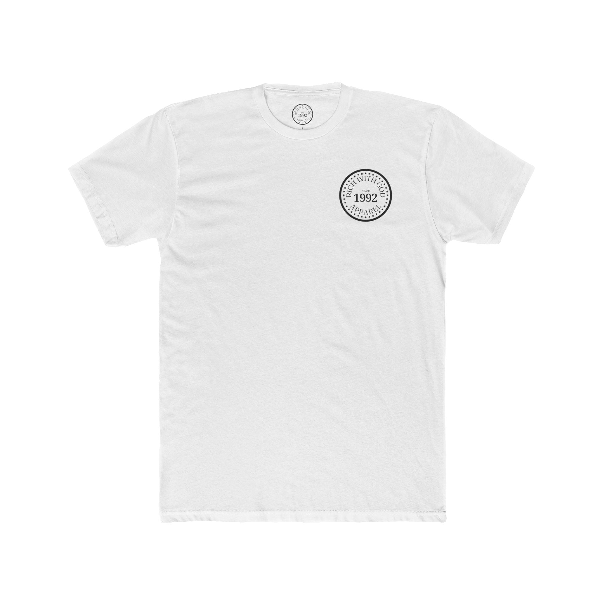 Rich With God Since 1992 Crew Tee