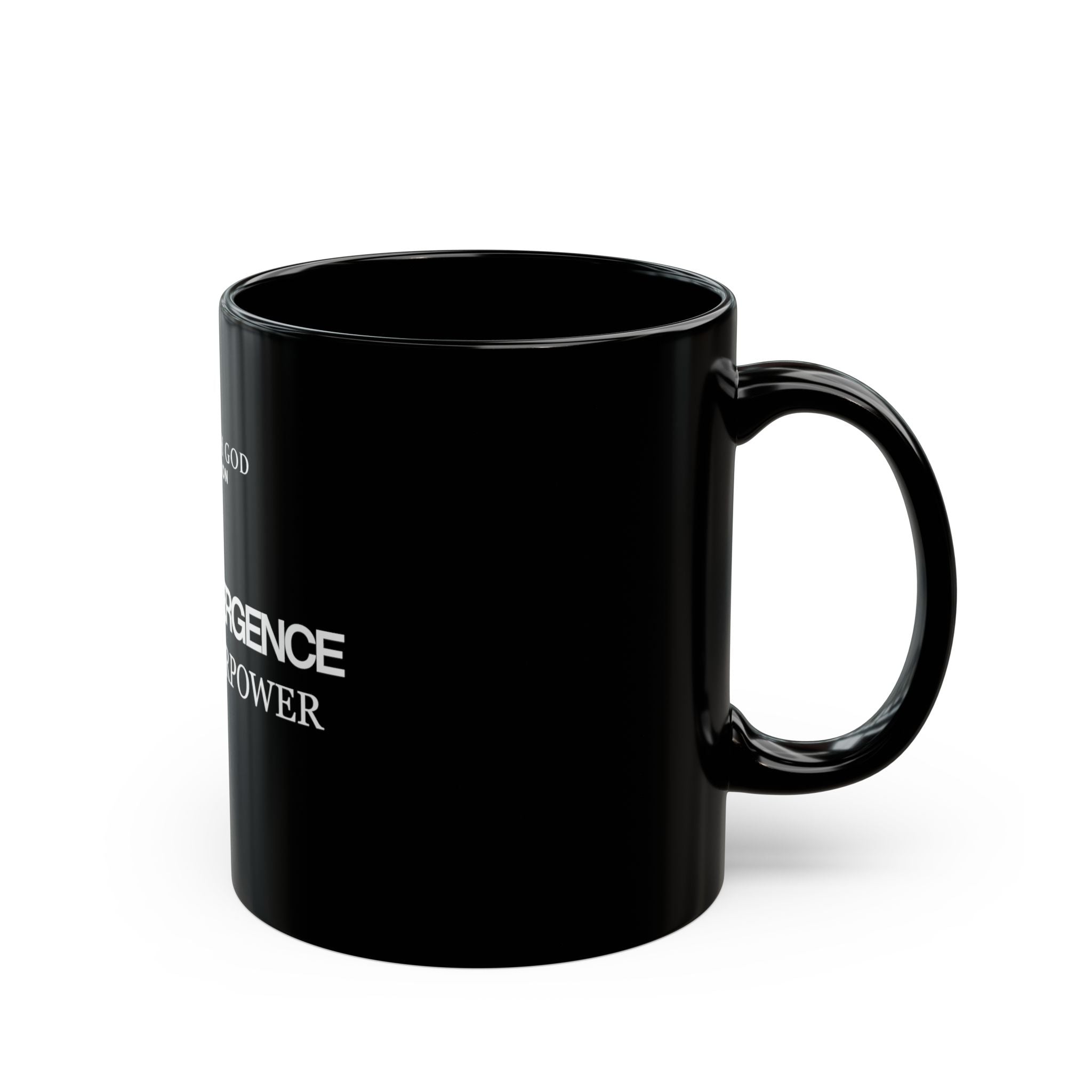Neurodivergence is My Superpower Black Mug (11oz, 15oz)