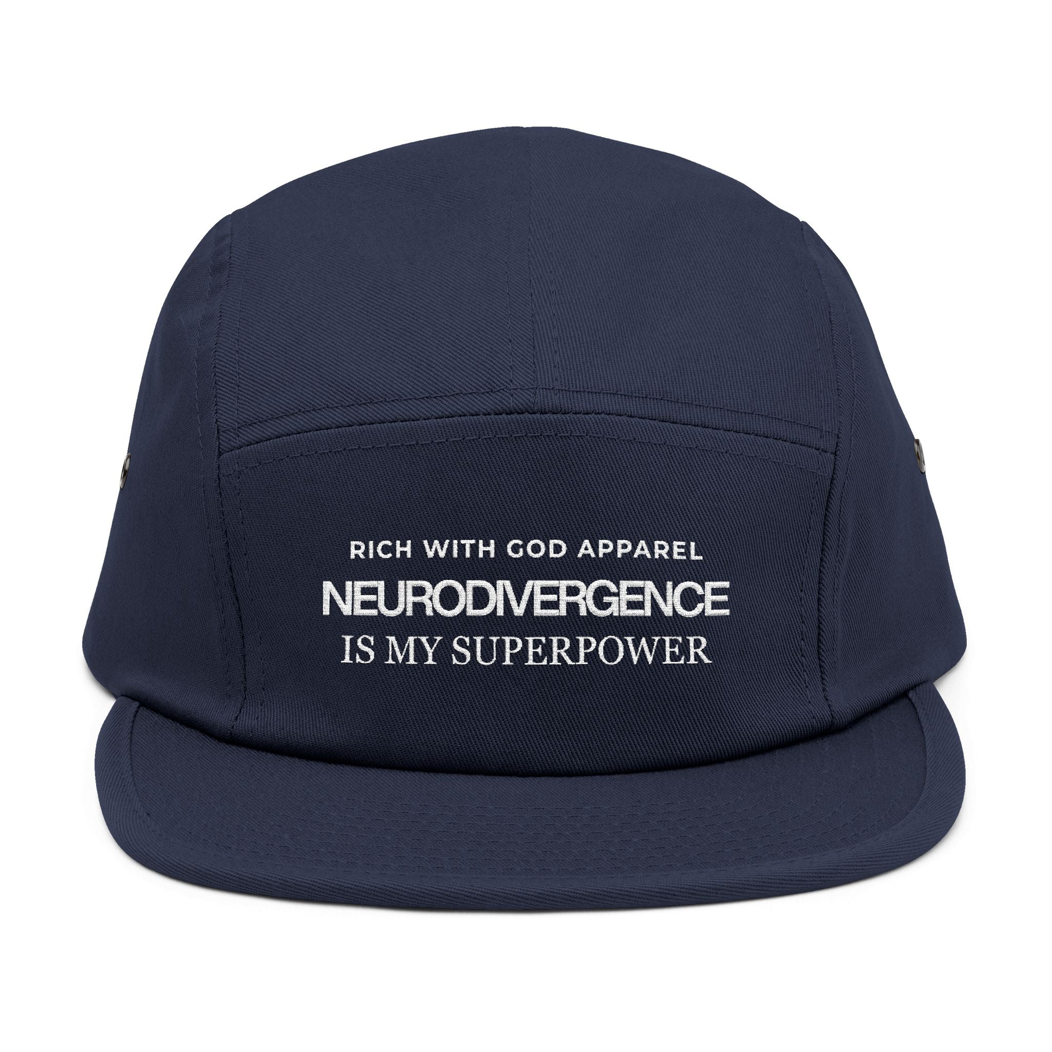 Neurodivergence is My Superpower 5 Panel Cap (Embroidery)