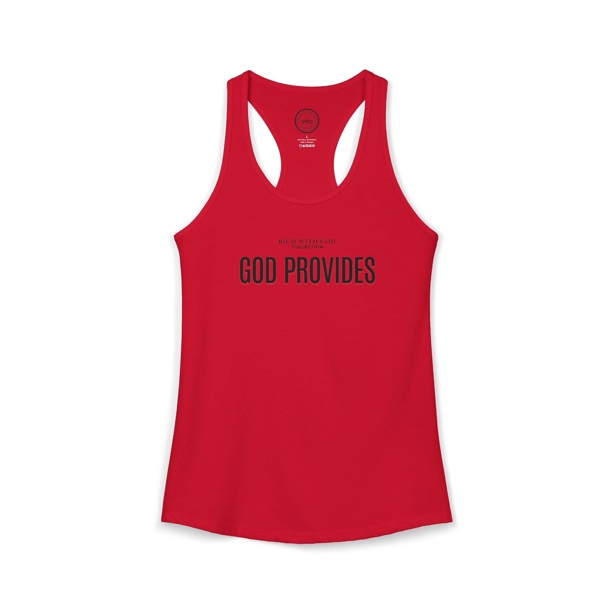 God Provides Women's Ideal Racerback Tank