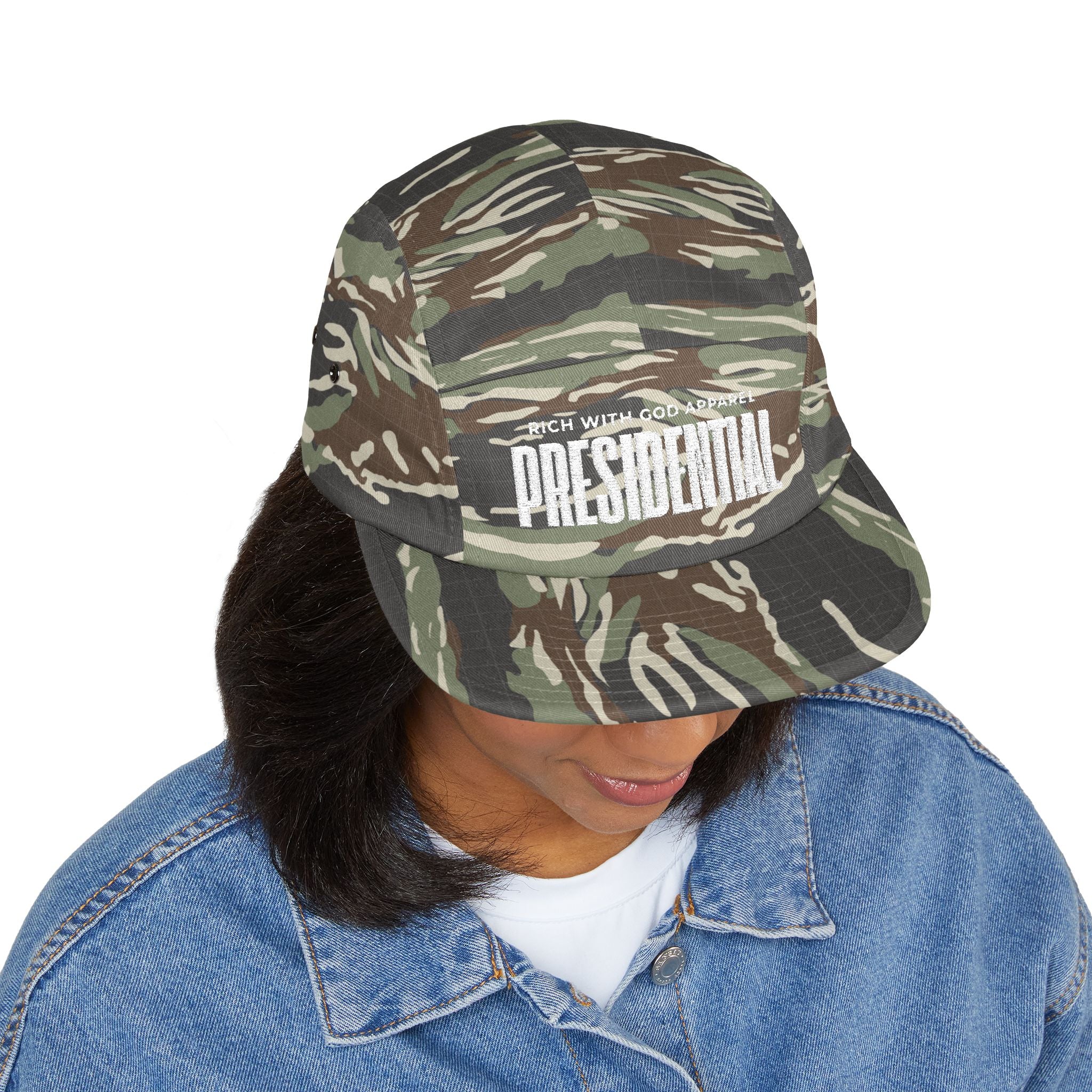 Presidential 5 Panel Cap (Embroidery)