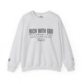 Rich With God Matthew 6:33 Crewneck Sweatshirt