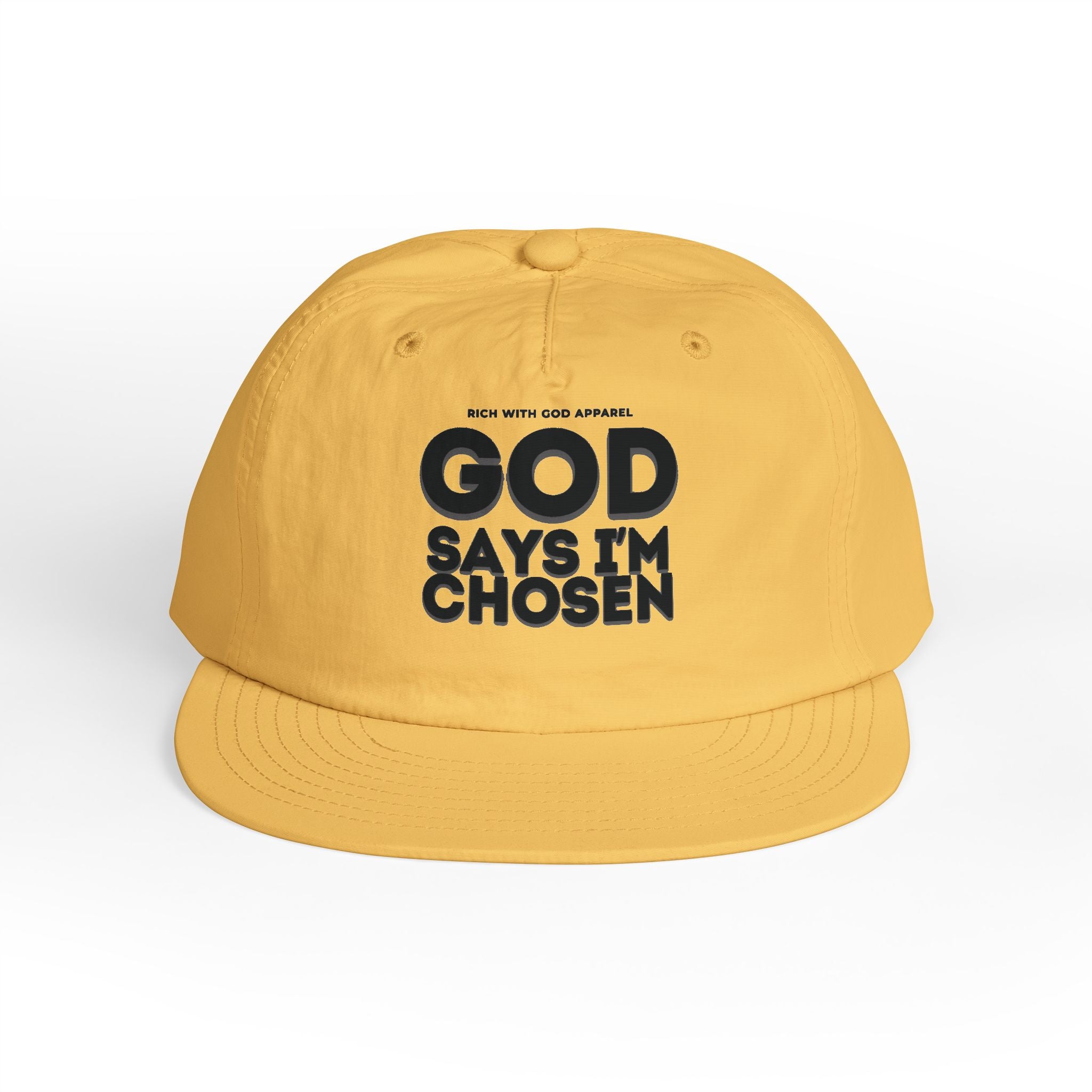 God Says I'm Chosen Surf Cap Snapback