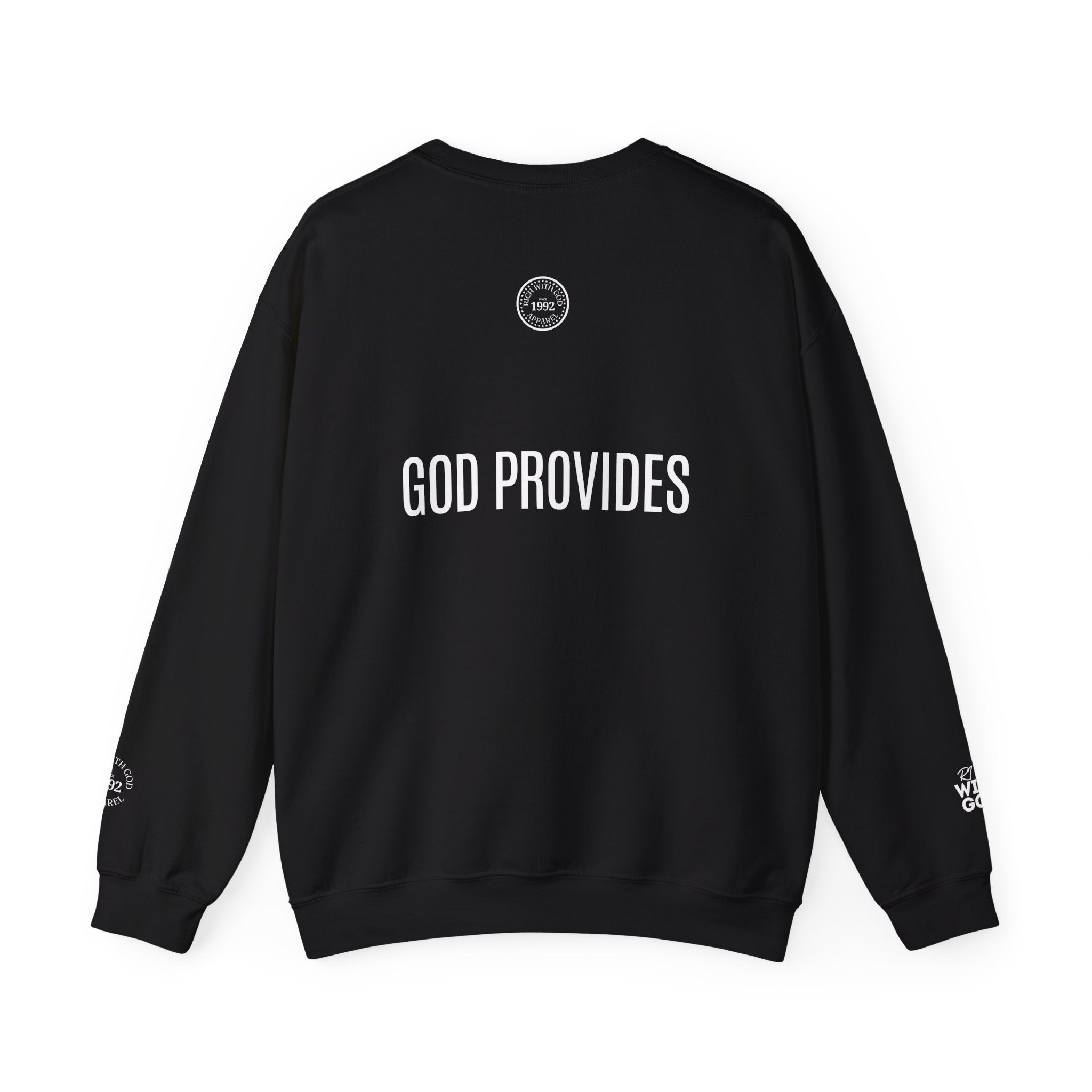 Rich With God Matthew 6:33 Crewneck Sweatshirt