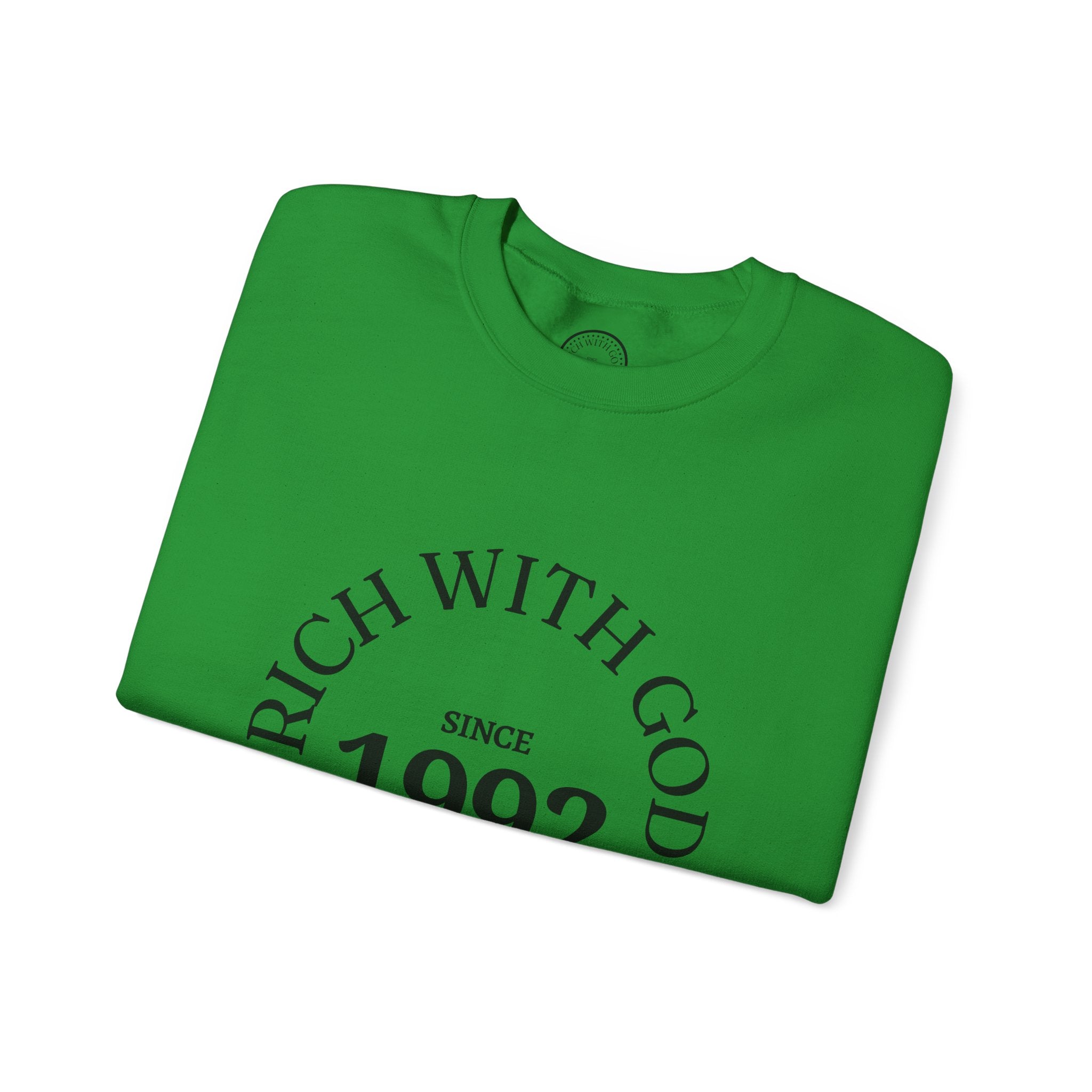 Rich With God Original Crewneck — God Provides Edition