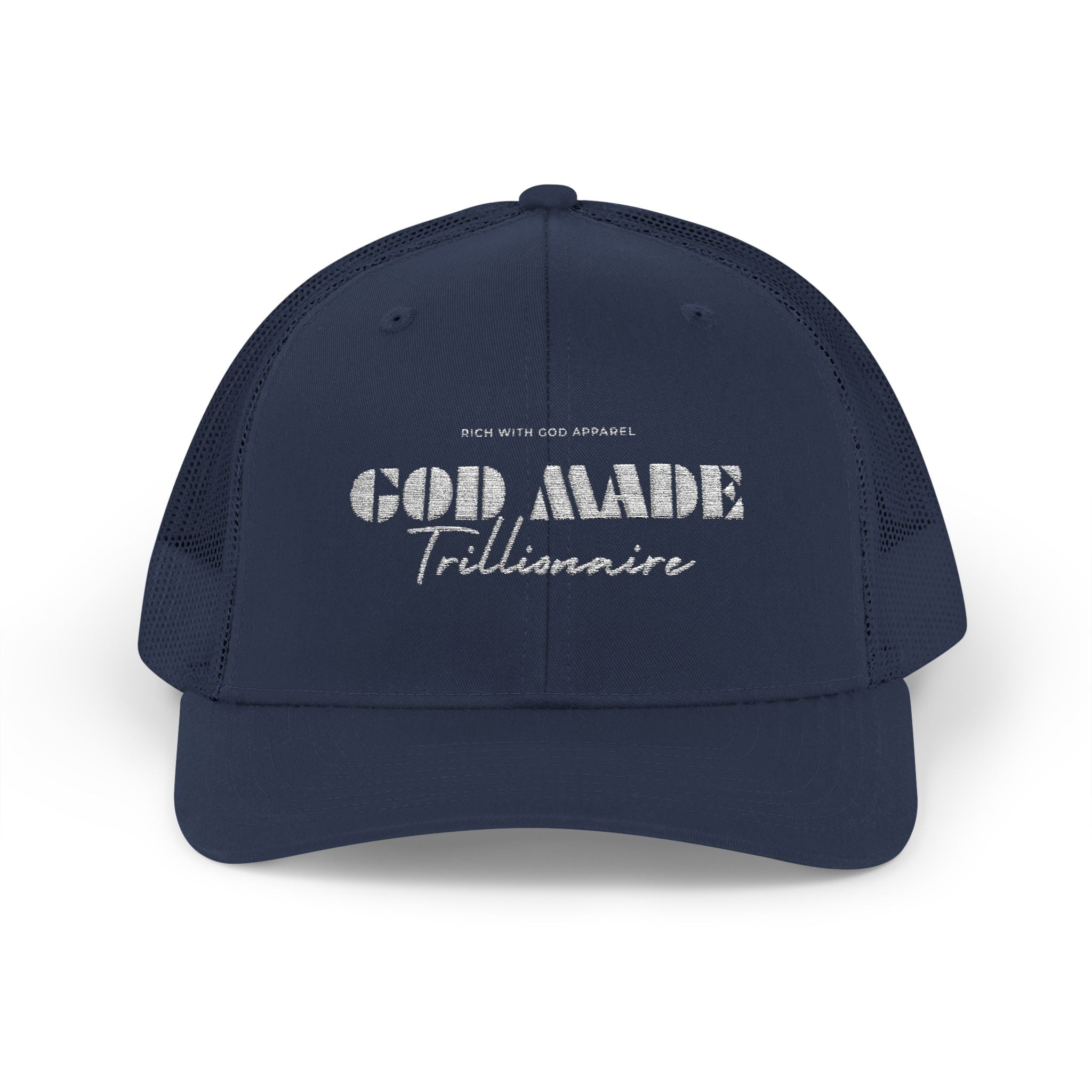 God Made Trillionaire Snapback Trucker Cap