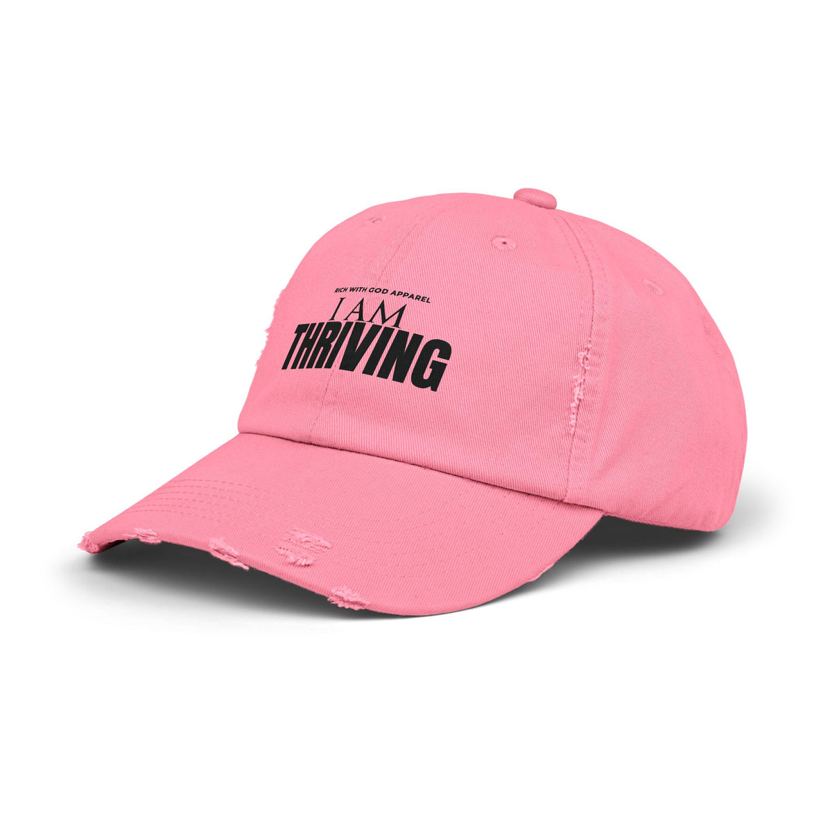 I Am Thriving Unisex Distressed Cap