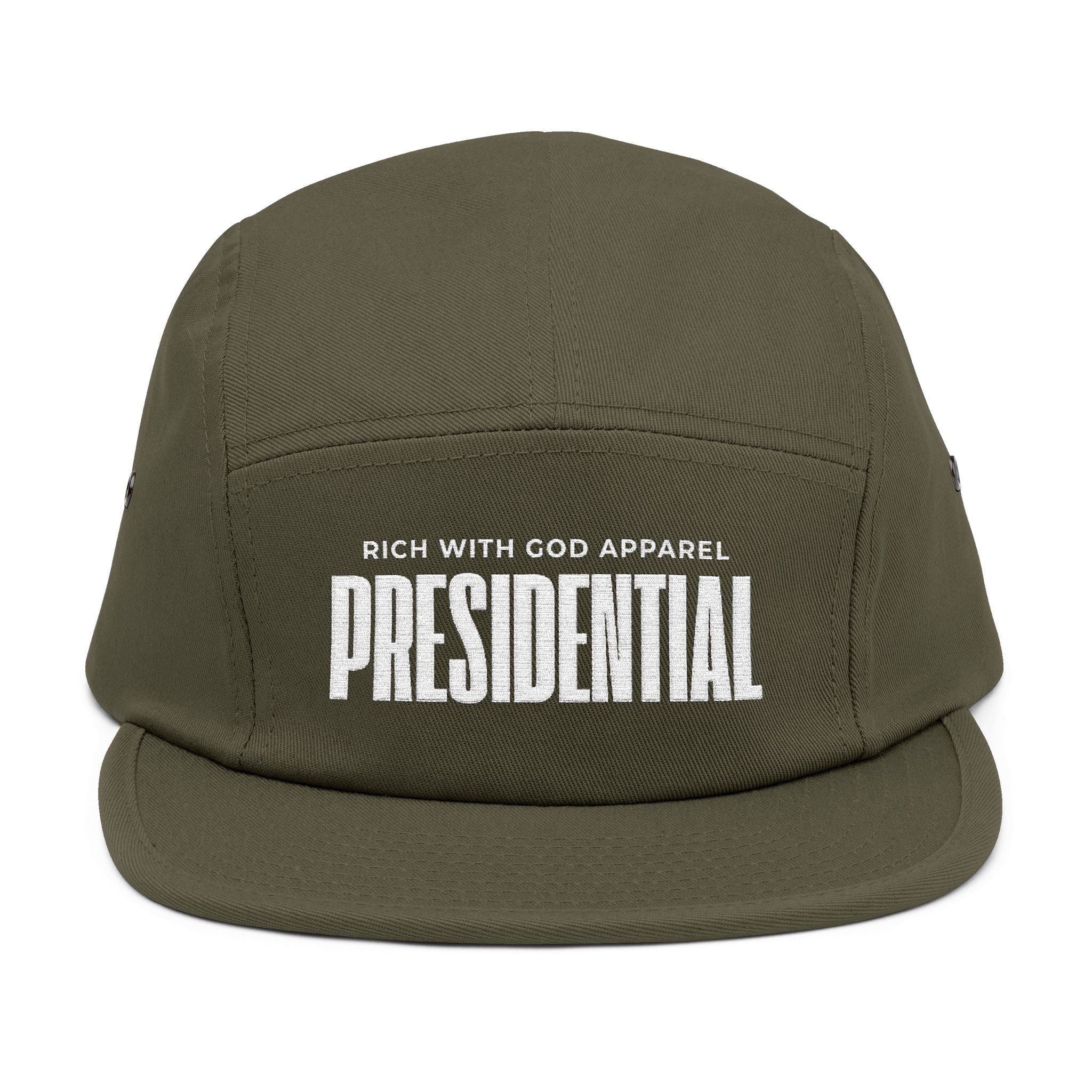 Presidential 5 Panel Cap (Embroidery)