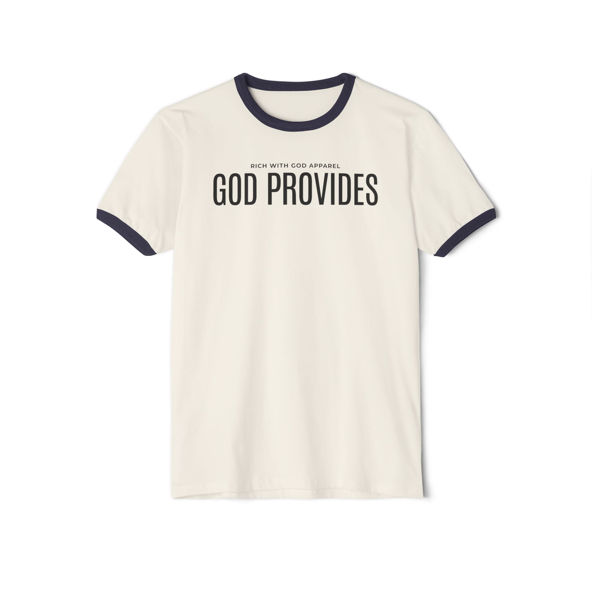 God Provides Unisex Cotton Ringer T-Shirt