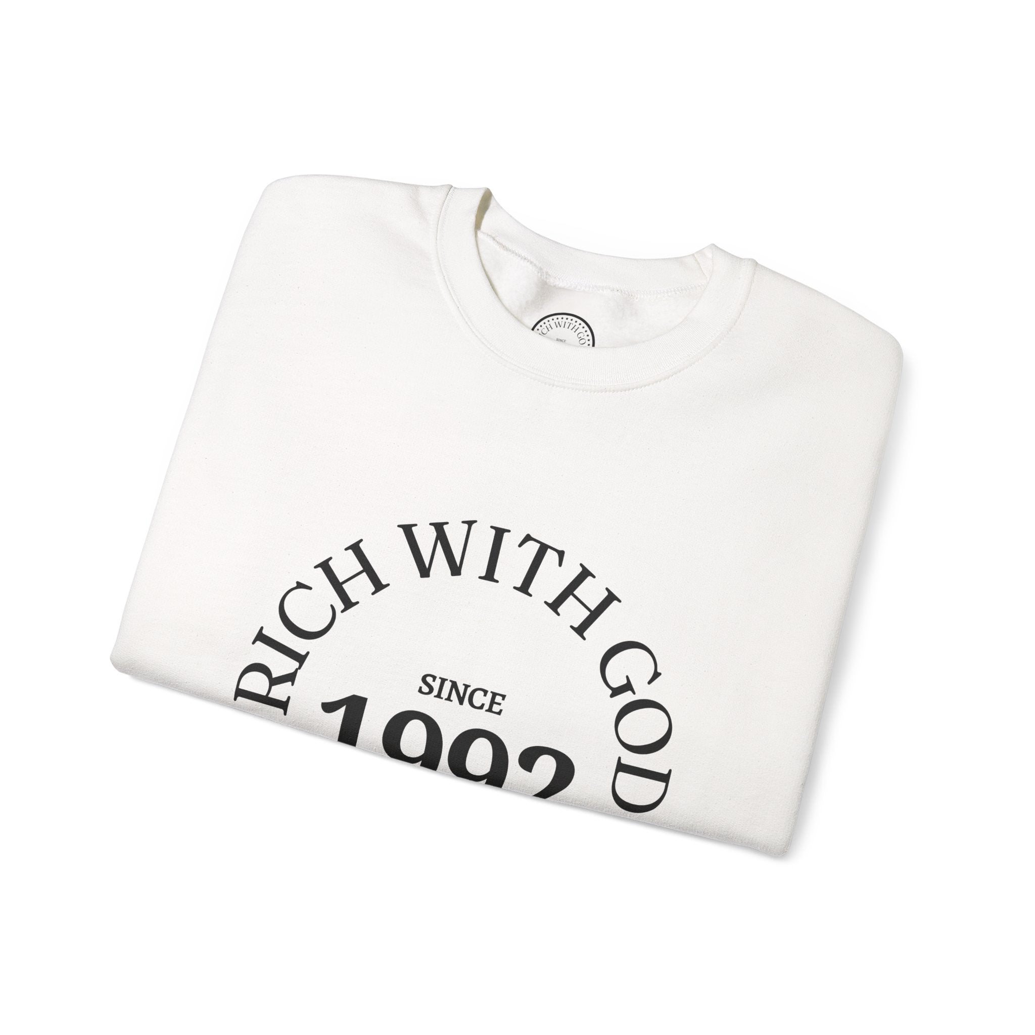 Rich With God Original Crewneck — God Provides Edition