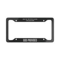 God Provides License Plate Frame