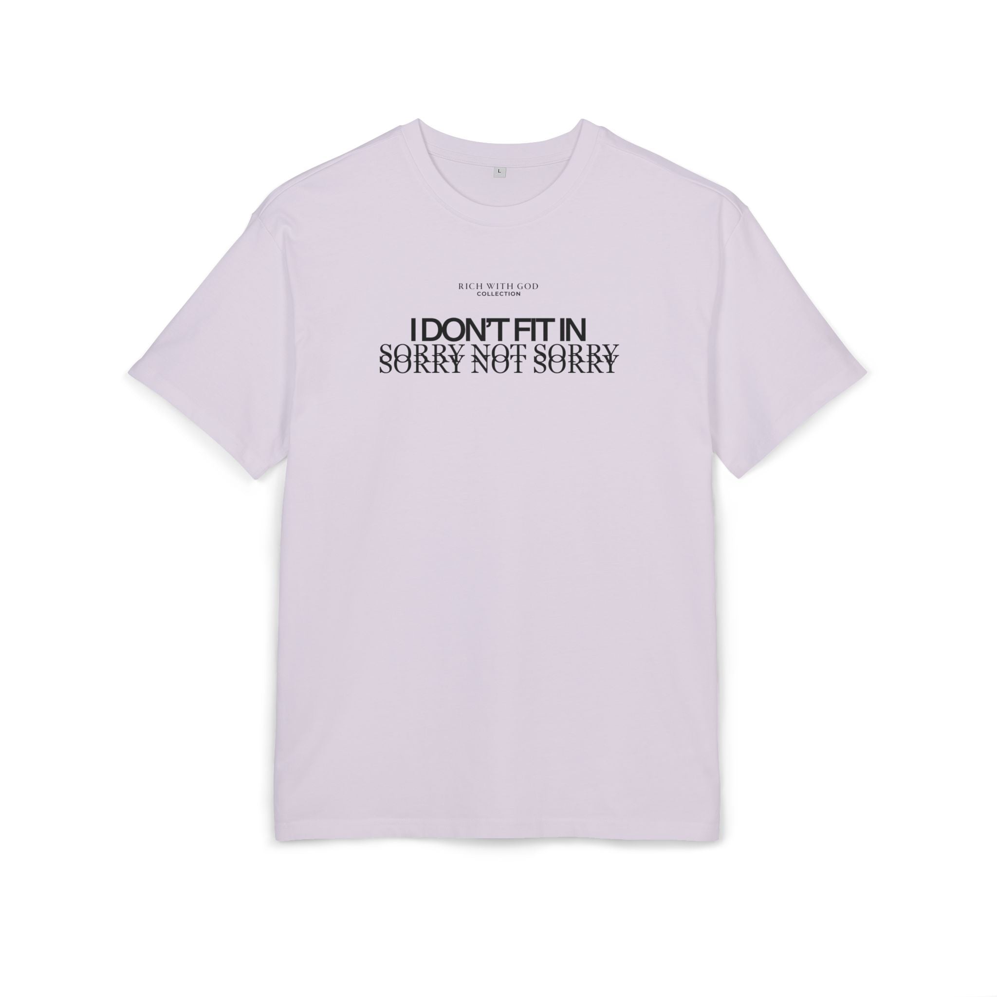 I Don't Fit In Oversized Graphic Tee