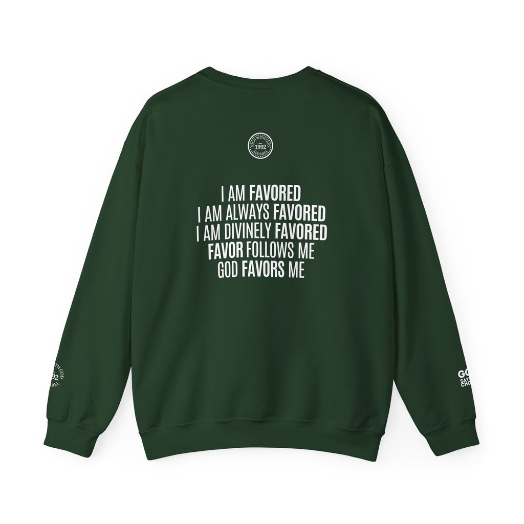 I Am Divinely Favored Crewneck Sweatshirt
