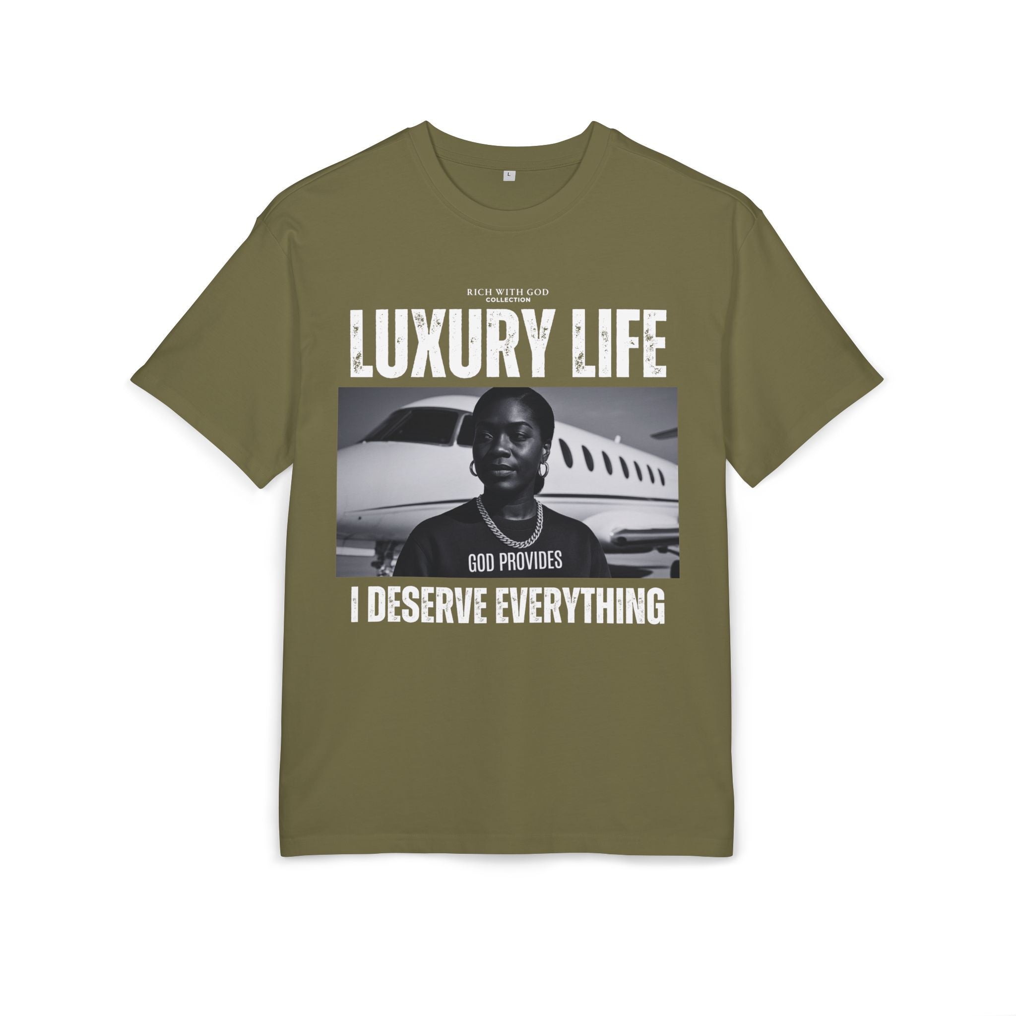 Luxury Life – I Deserve Everything Oversized Graphic Tee