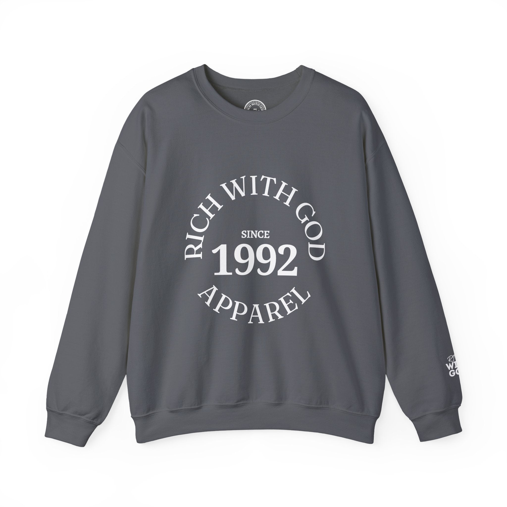 Rich With God Original Crewneck — God Provides Edition