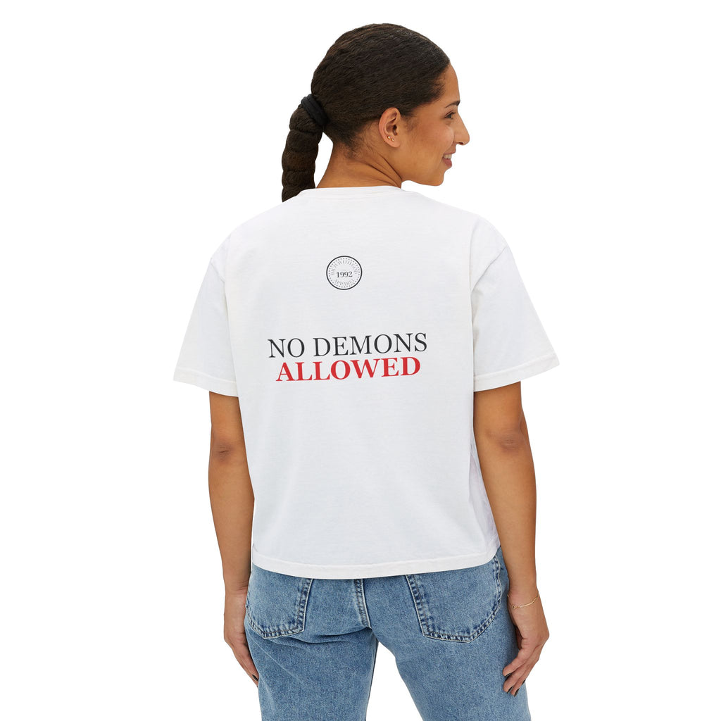 Demon Free Zone Women's Boxy Tee