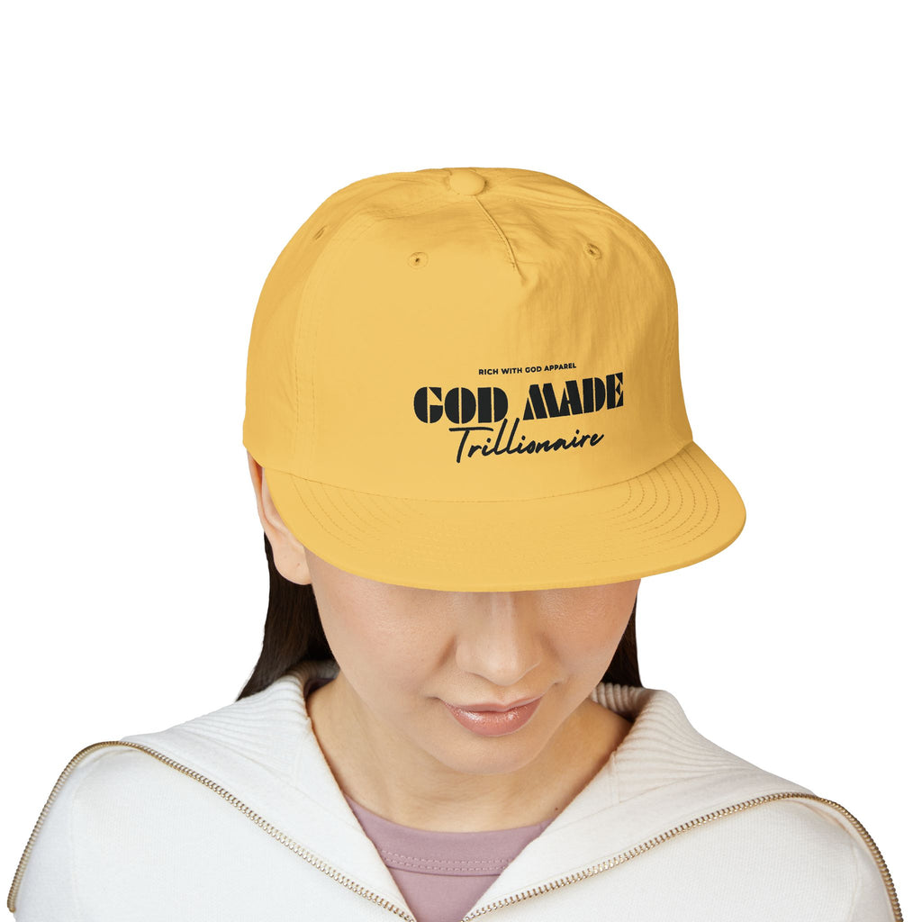 God Made Trillionaire Surf Cap Snapback