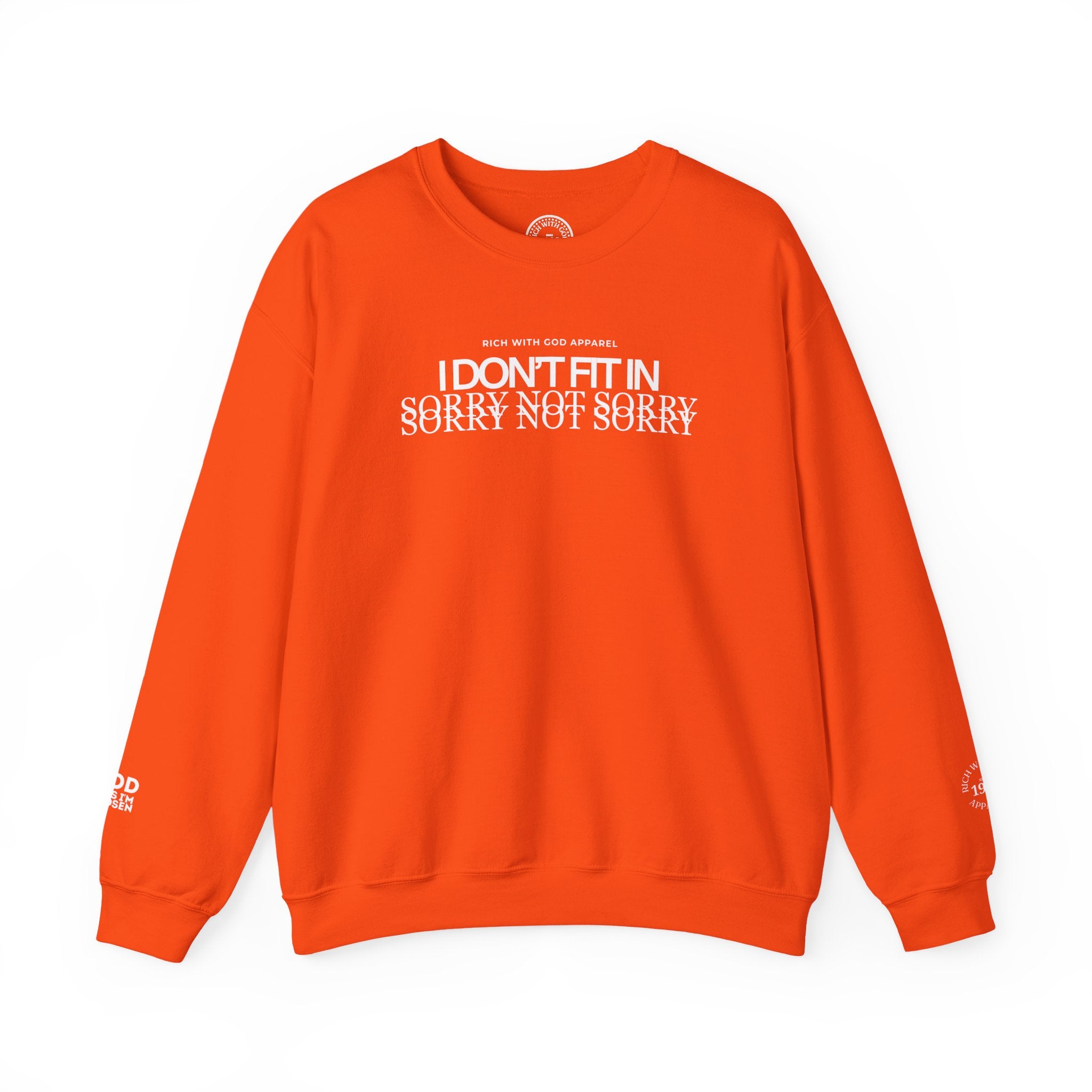 I Don't Fit In Crewneck Sweatshirt