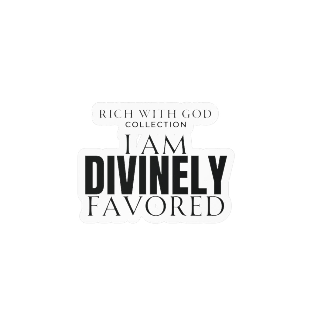 I Am Divinely Favored Vinyl Sticker