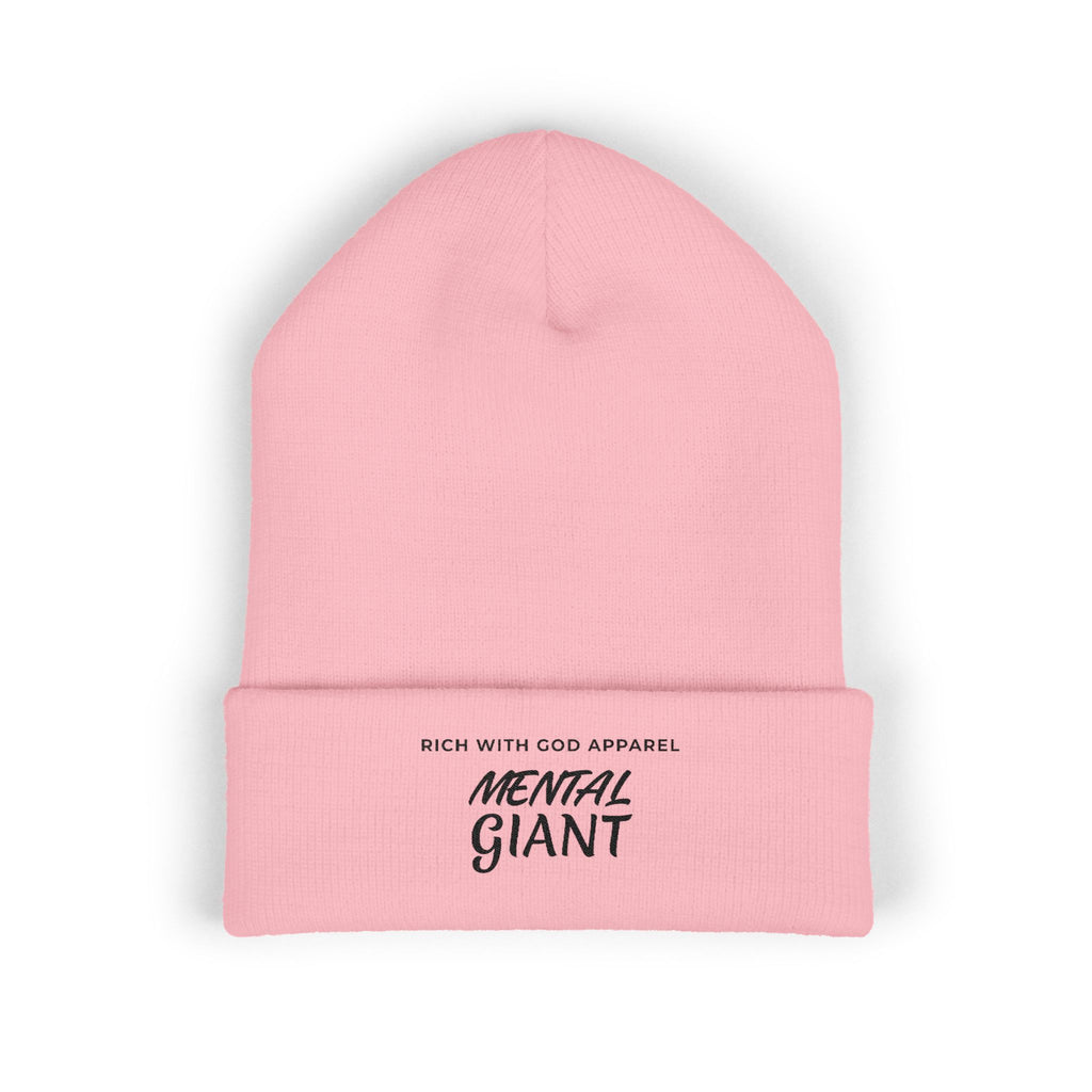 Mental Giant Embroidered Cuffed Beanie