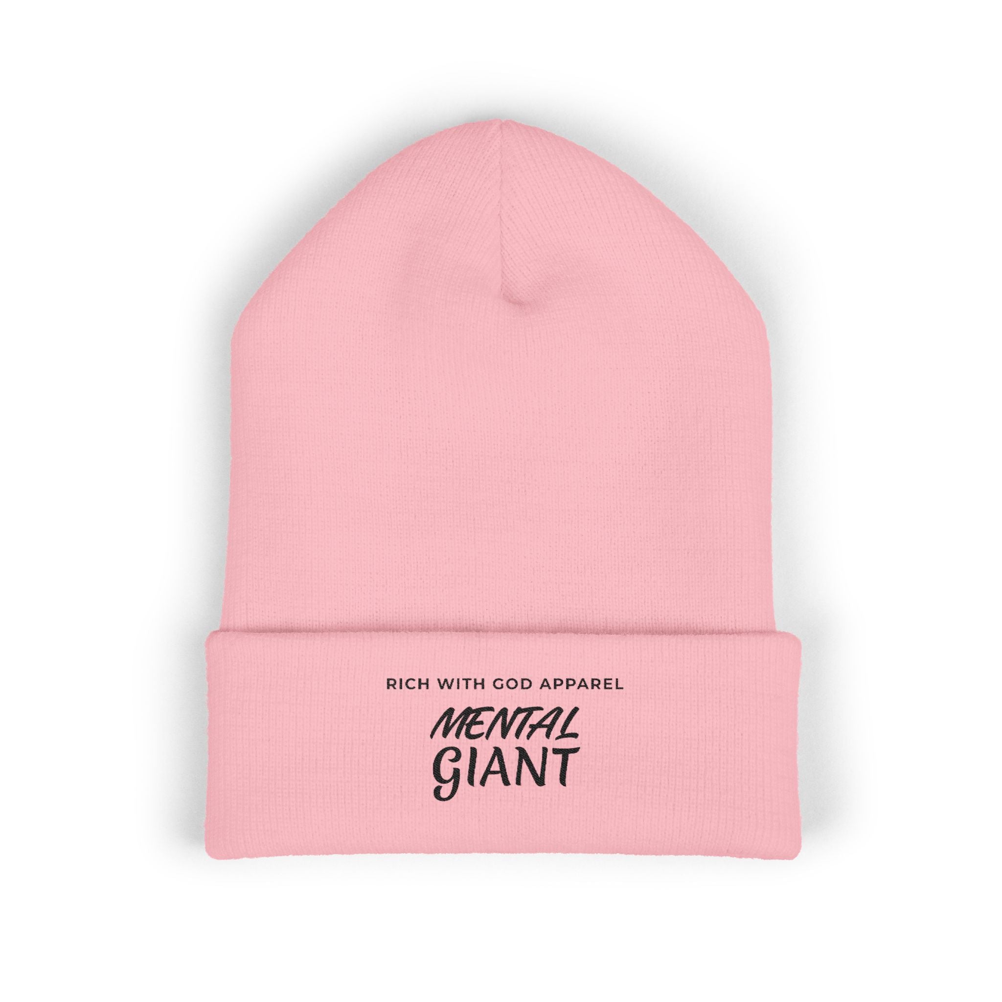 Mental Giant Embroidered Cuffed Beanie